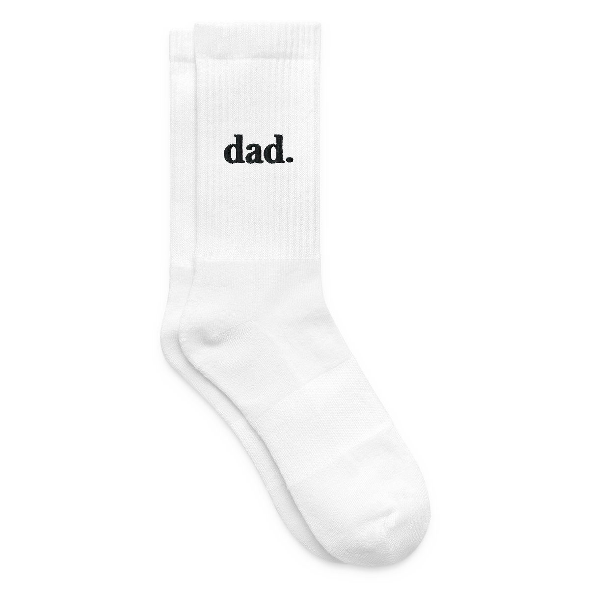 Spreadshirt Socken Dad Schriftzug Stickerei Tennissocken (1-Paar)