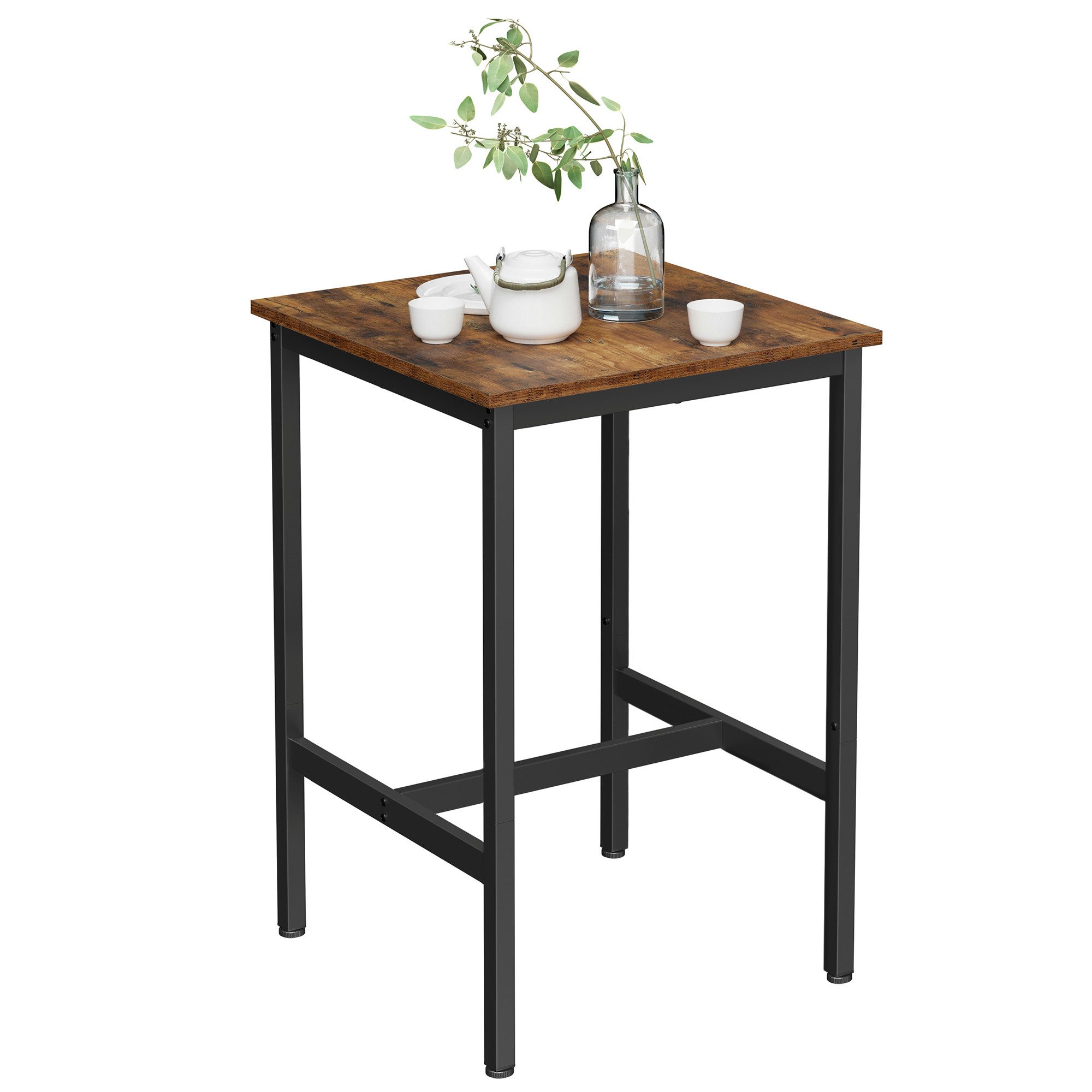 VASAGLE Bartisch Küchentisch, Stehtisch, 60 x 60 x 92 cm günstig online kaufen