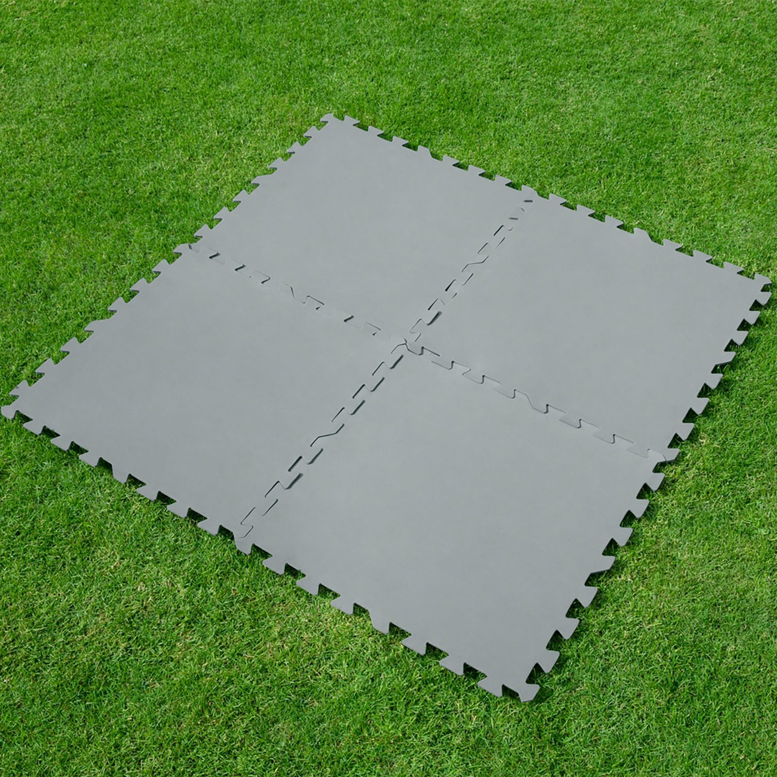 BURI Bodenschutzmatte Bestway Flowclear Pool Bodenschutzfliesen Bodenschutz Poolmatte Schutz