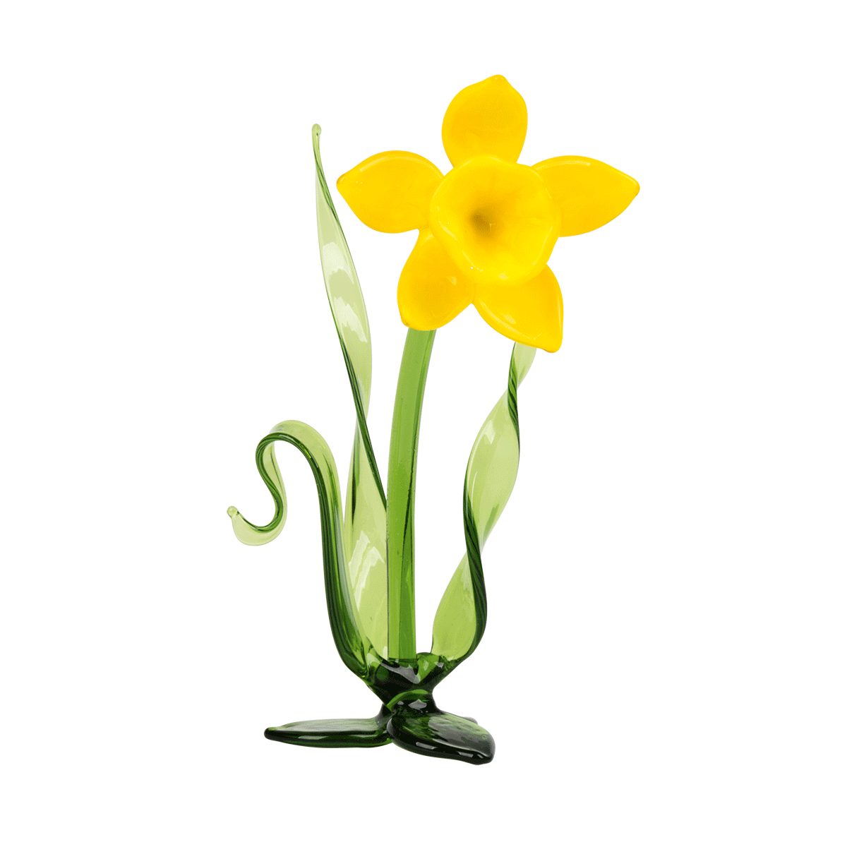 Dekoobjekt Glasblume »Osterglocke«.