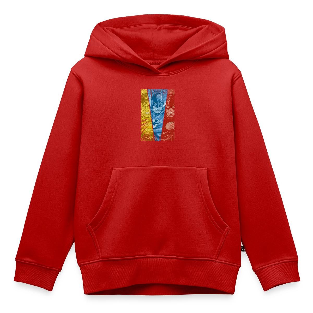 Spreadshirt Hoodie DC Comics Justice League Superman Batman Flash Kinder Premium Hoodie (1-tlg)
