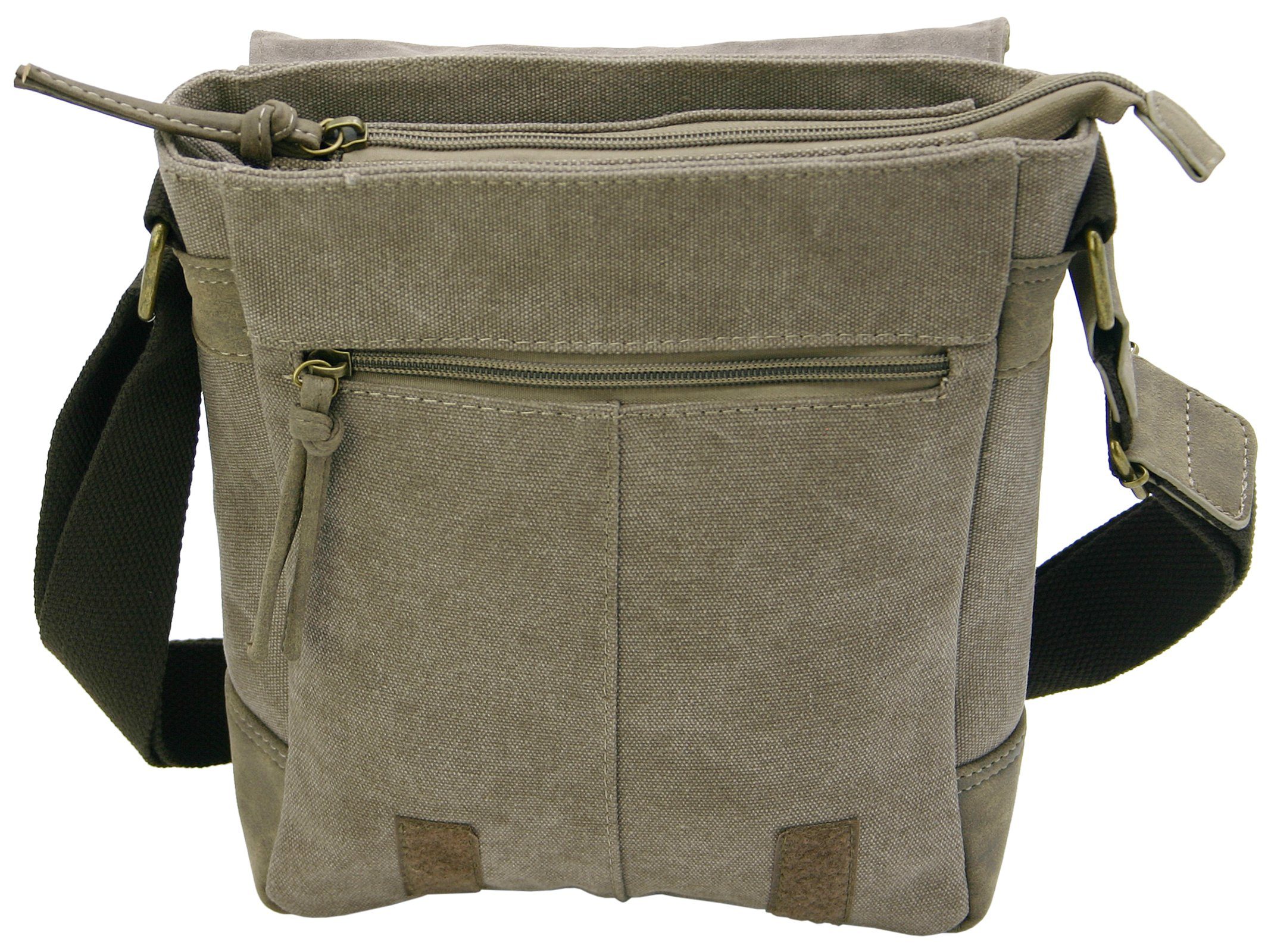 J JONES JENNIFER JONES Schultertasche Umhängetasche aus Canvas - Messenger Bag in 3 Größen