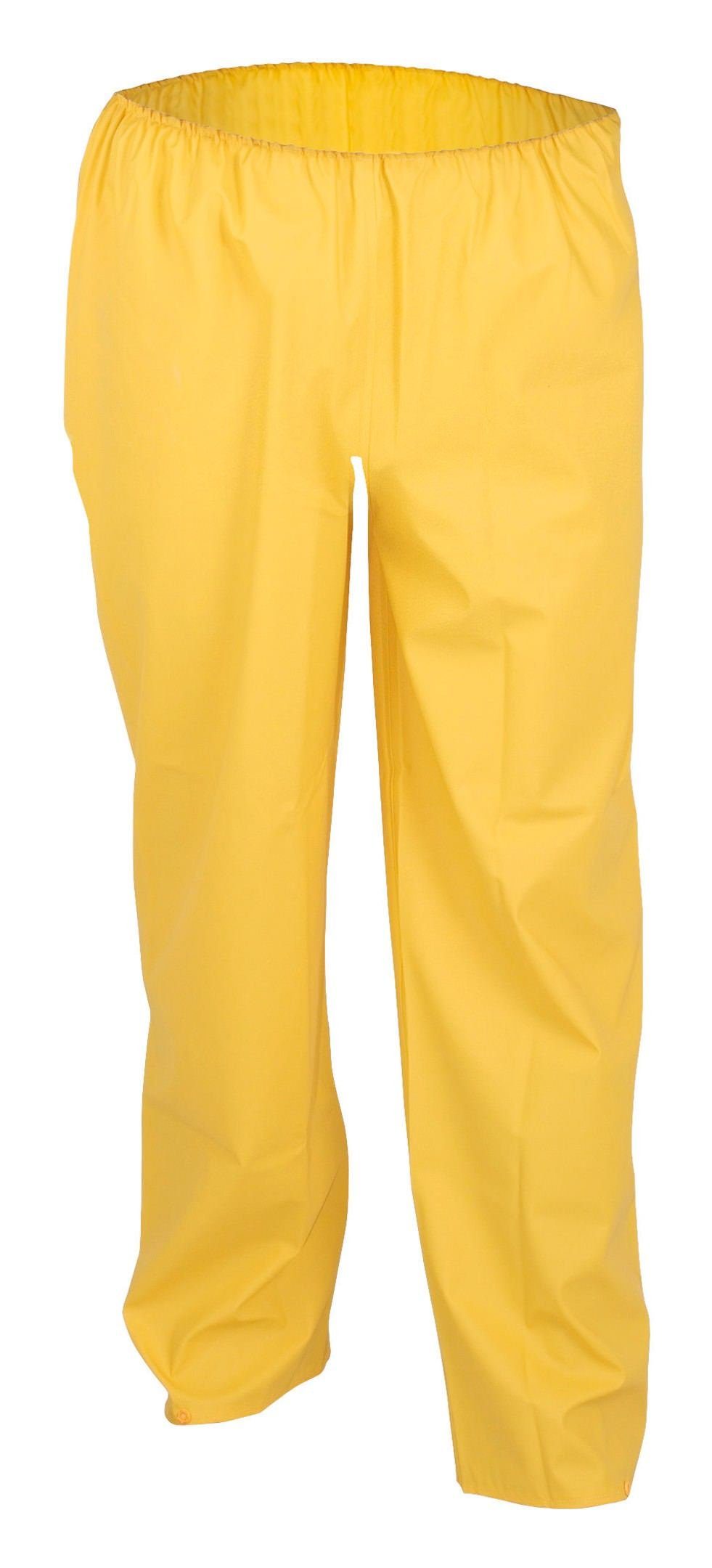 ASATEX Regenhose Bundhose PU-Stretch Größe 4 / 62-64 gelb
