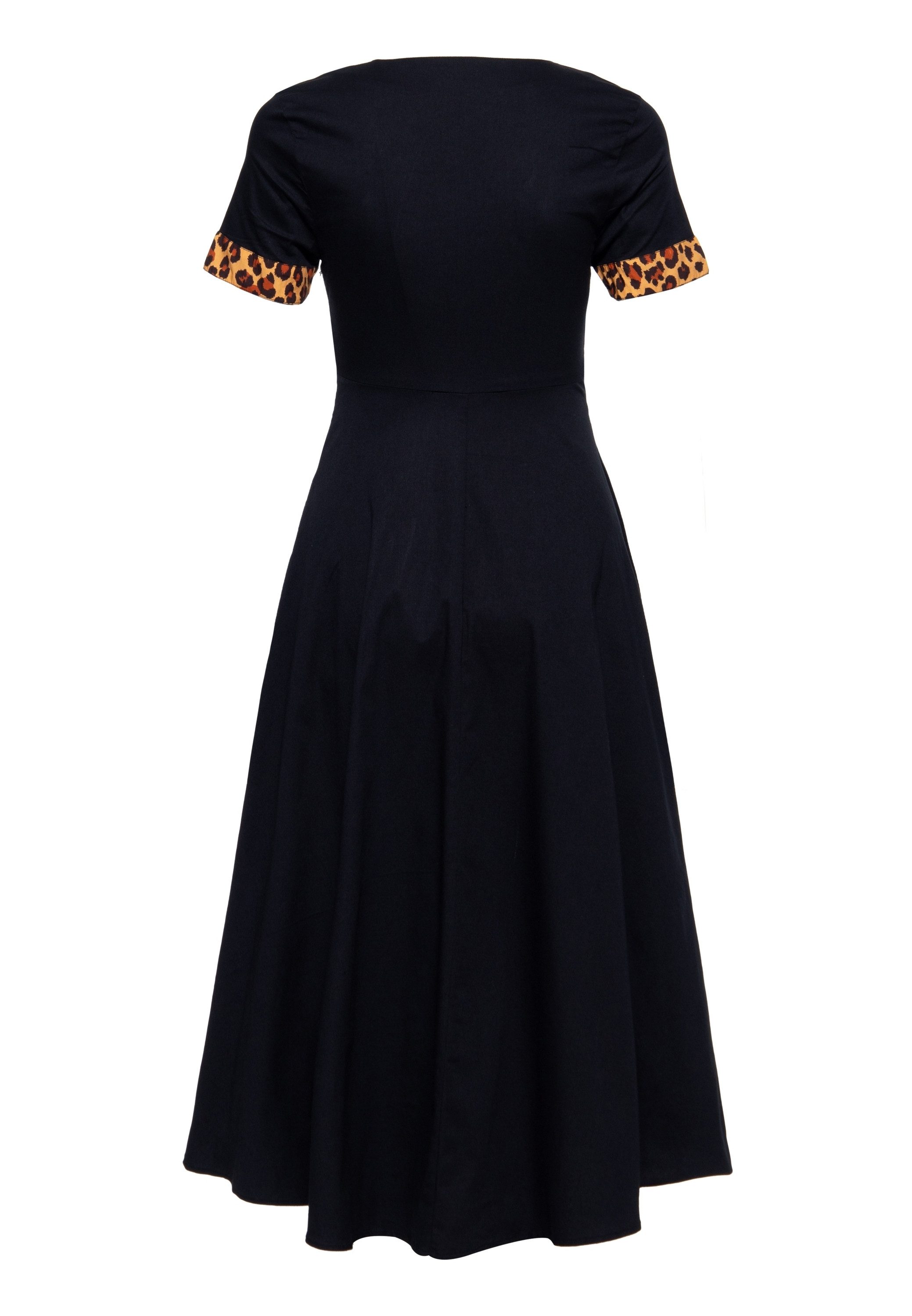 QueenKerosin Jerseykleid (1-tlg) mit Leo-Details günstig online kaufen