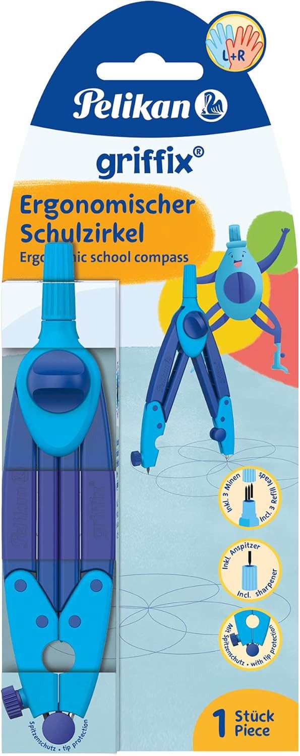 Pelikan Zirkel Griffix Ergonomischer Schulzirkel