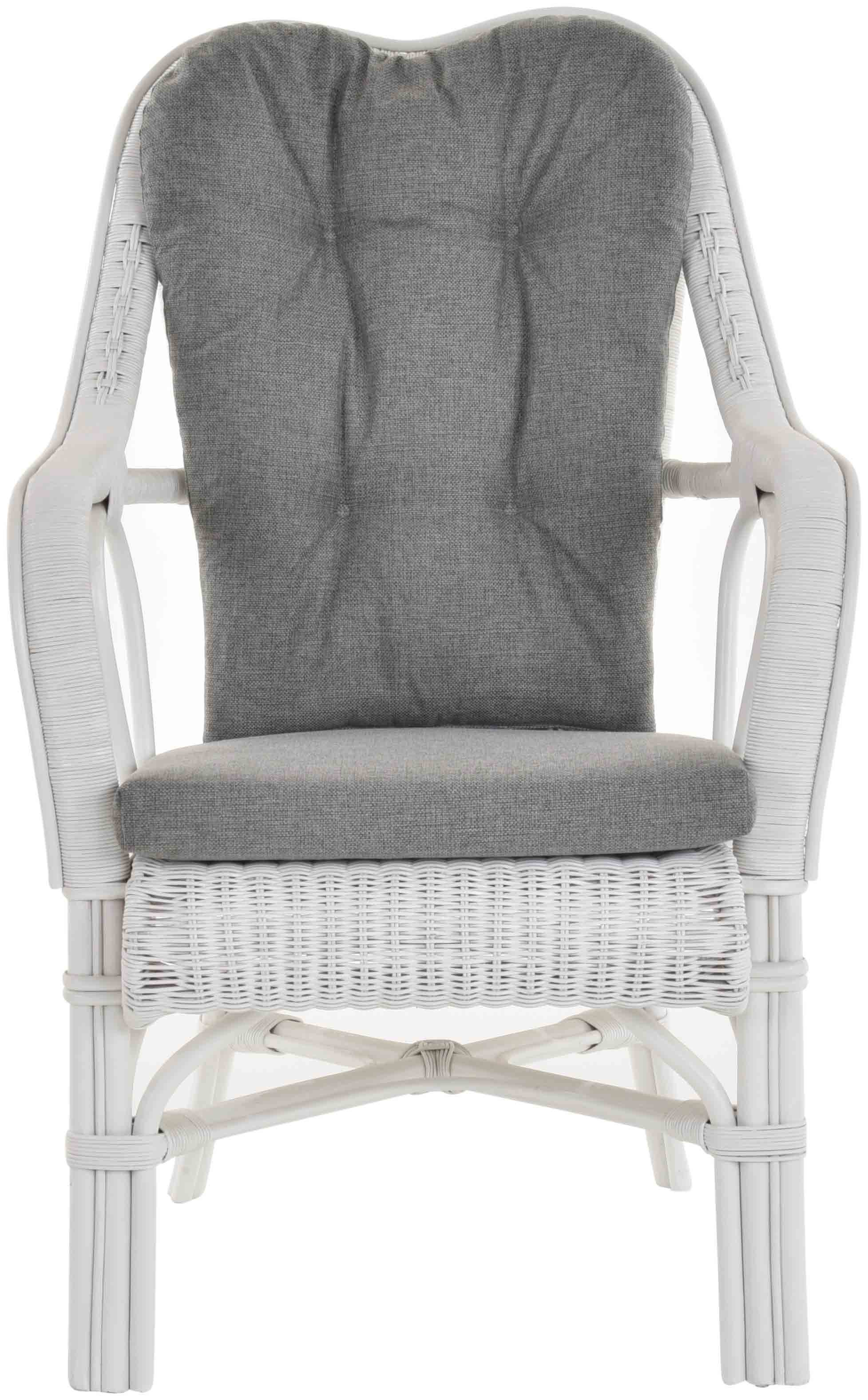 Krines Home Loungesessel Set/2 Rattan Wintergartensessel Harrison Wintergarten Rattansessel (2-St., 2er-Set), hohe Rückenlehne mit Armlehne