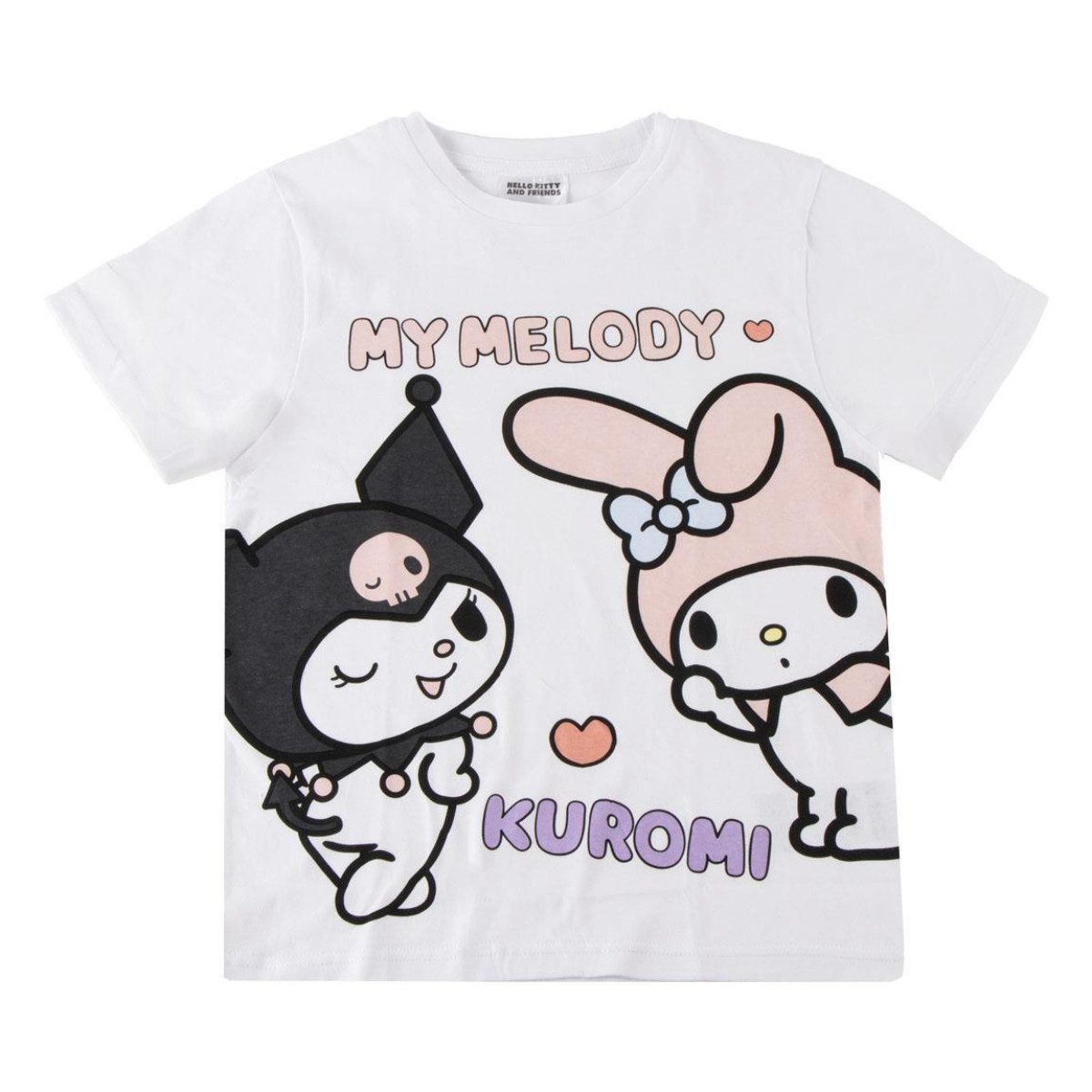 Hello Kitty T-Shirt - Kurzarmshirt Kinder Baumwollshirt Freizeit Sommer Kleidung (1-tlg)