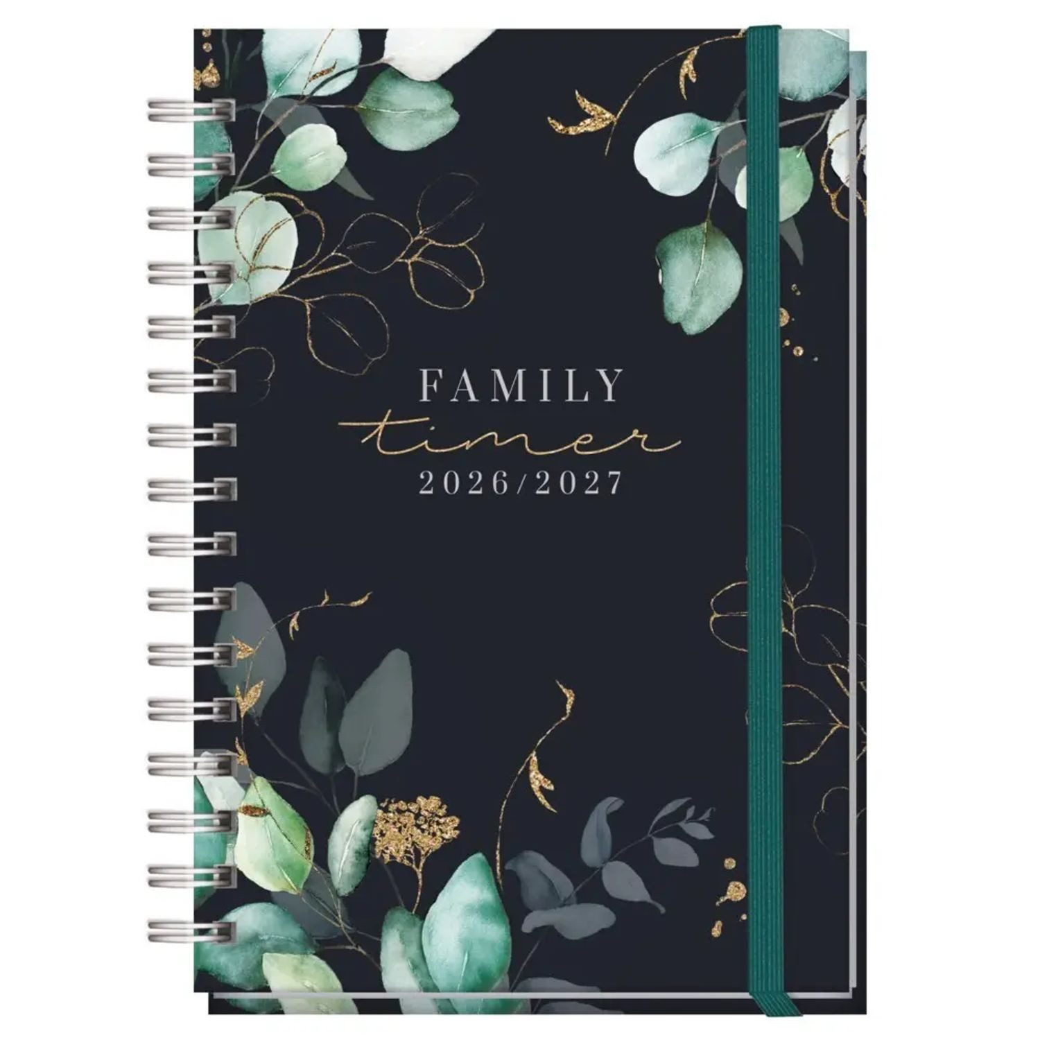Häfft Familienkalender Family-Timer 26/27 17 Monate [Mondscheinblüten] EM