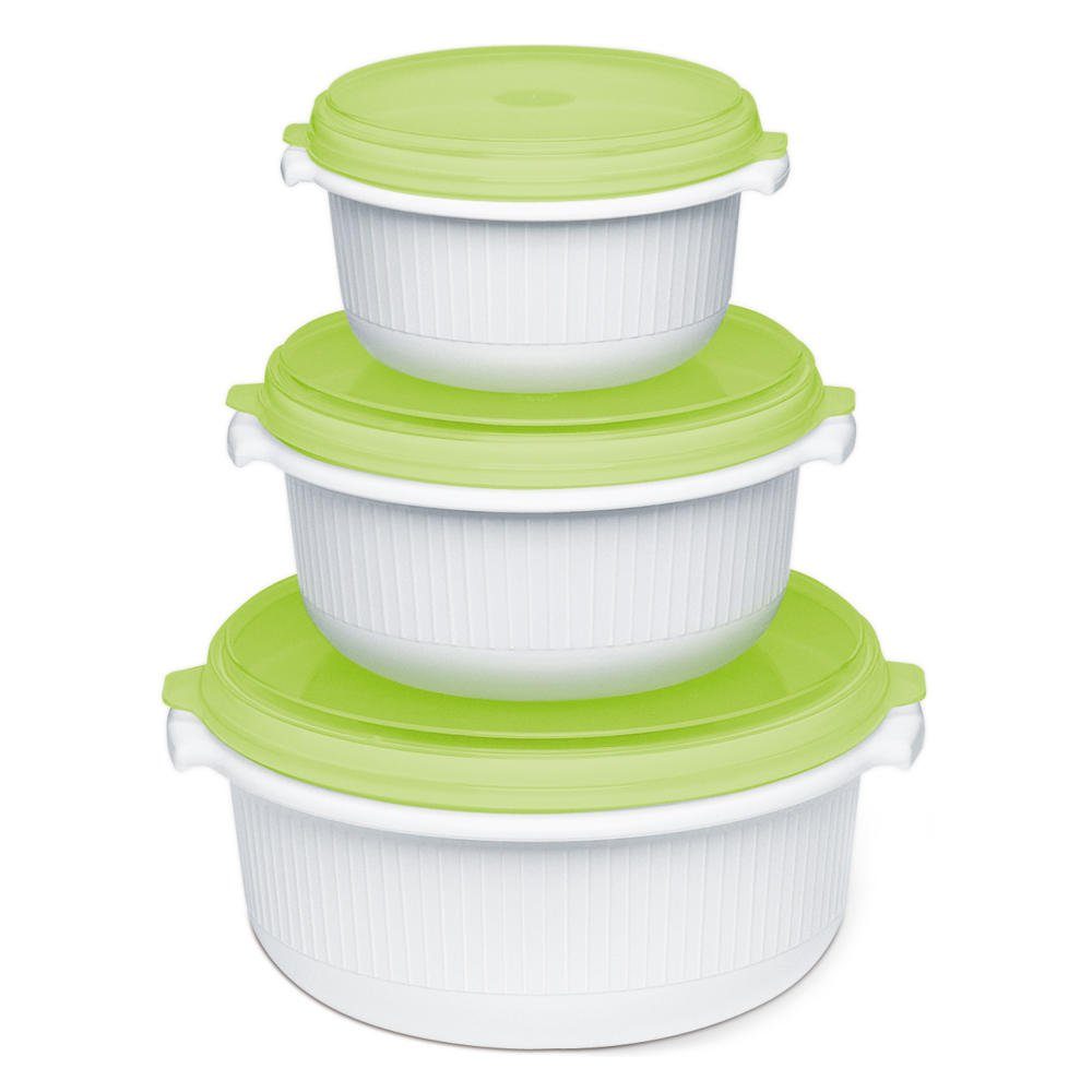 Emsa Mikrowellenbehälter Micro Family Starter 3er Set 0.5L + 1L + 1.5L, Kunststoff, (3-tlg)
