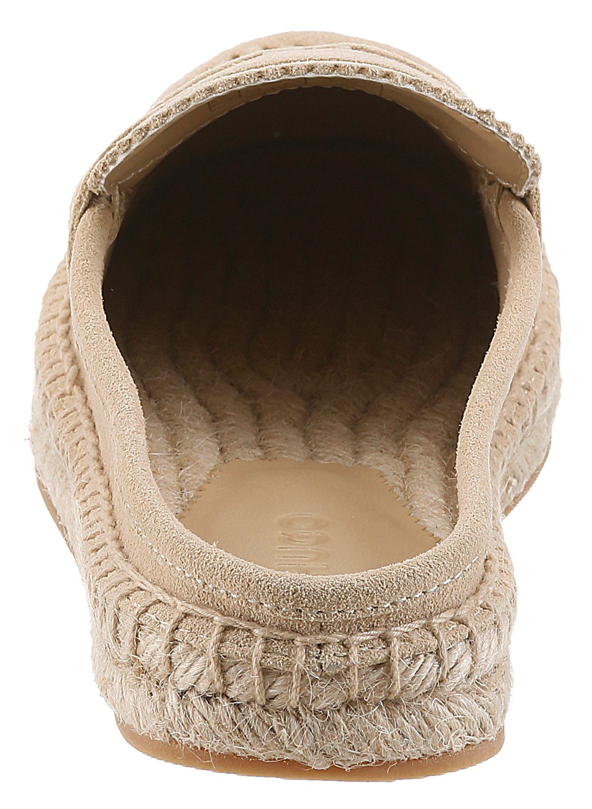HUGO Brinn_Muleloaf Sabot Mules, Sommer Loafer, Schlupfschuh, Slipper mit Jutesohle