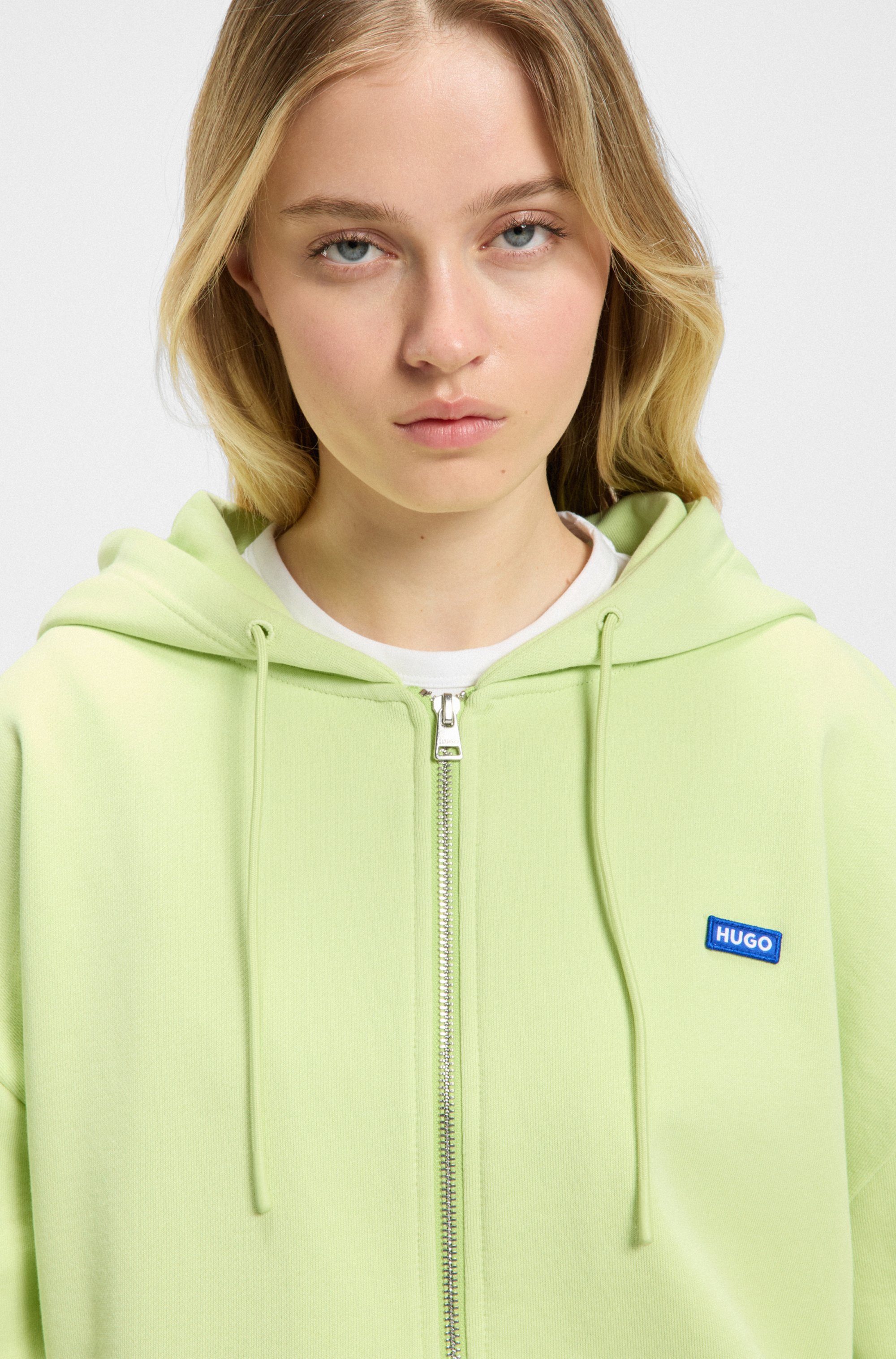 HUGO Blue Sweatjacke Doa mit Kapuze, günstig online kaufen