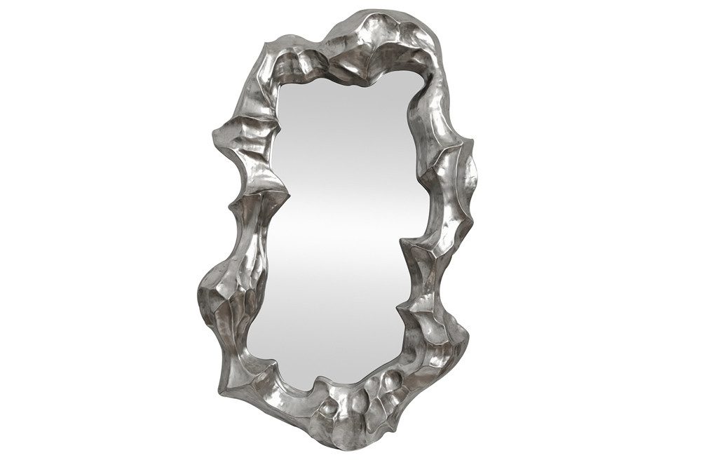 riess-ambiente Wandspiegel VENETIA 150cm silber – organische Form, variabel, Barock-Accessoire (Einzelartikel, 1-St), luxuriöser Spiegel – ideal für Wohnzimmer, Schlafzimmer oder Flur