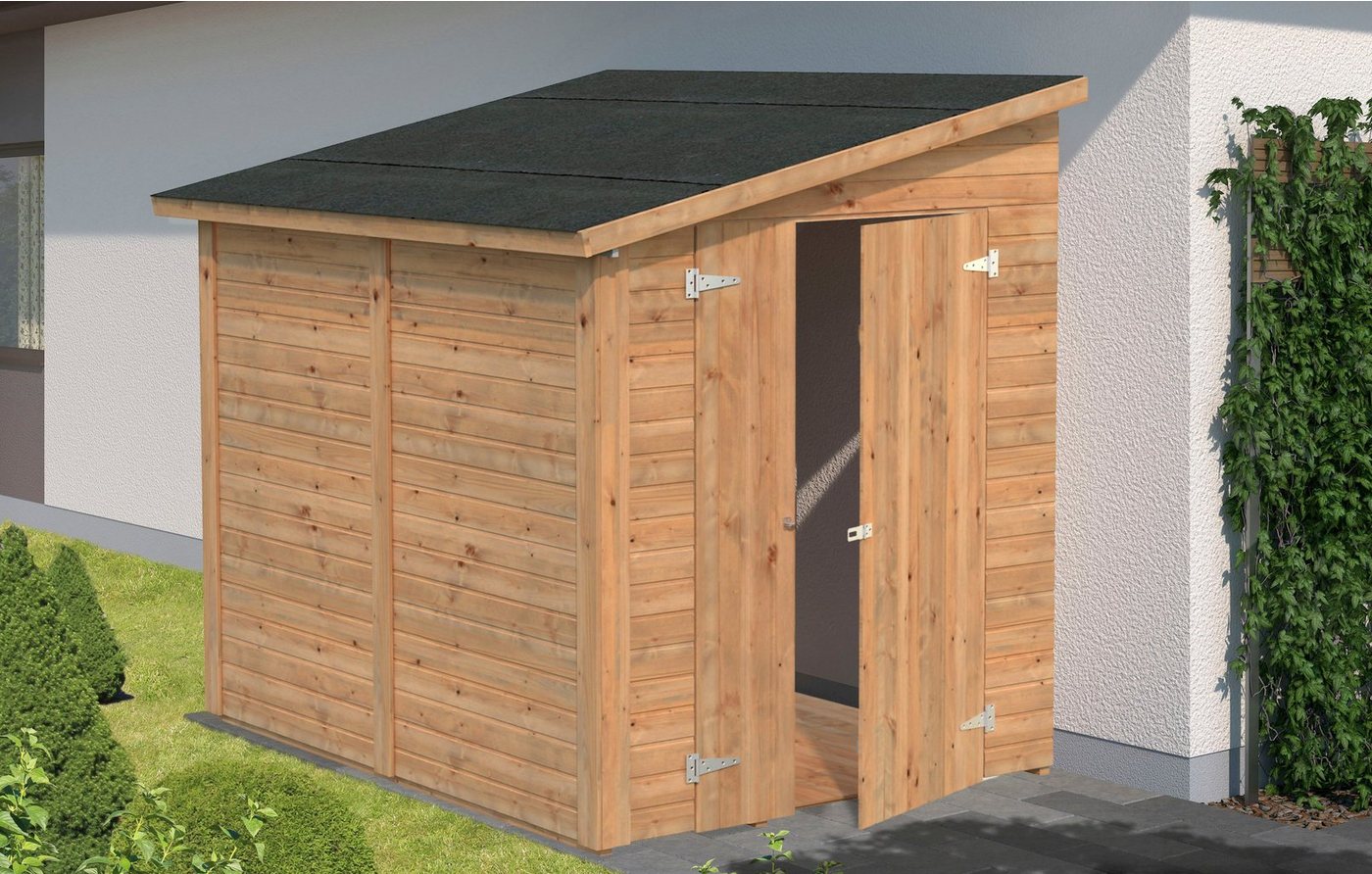 Thumbnail - Palmako Gerätehaus Mia, BxT: 244x178 cm, hellbraun