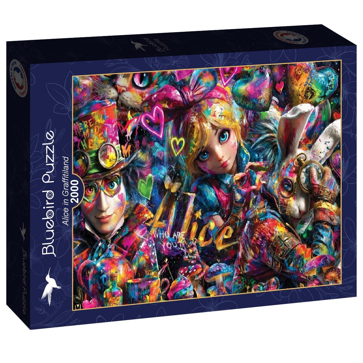 Bluebird Puzzle Puzzle Alice im Graffitiland, Puzzleteile