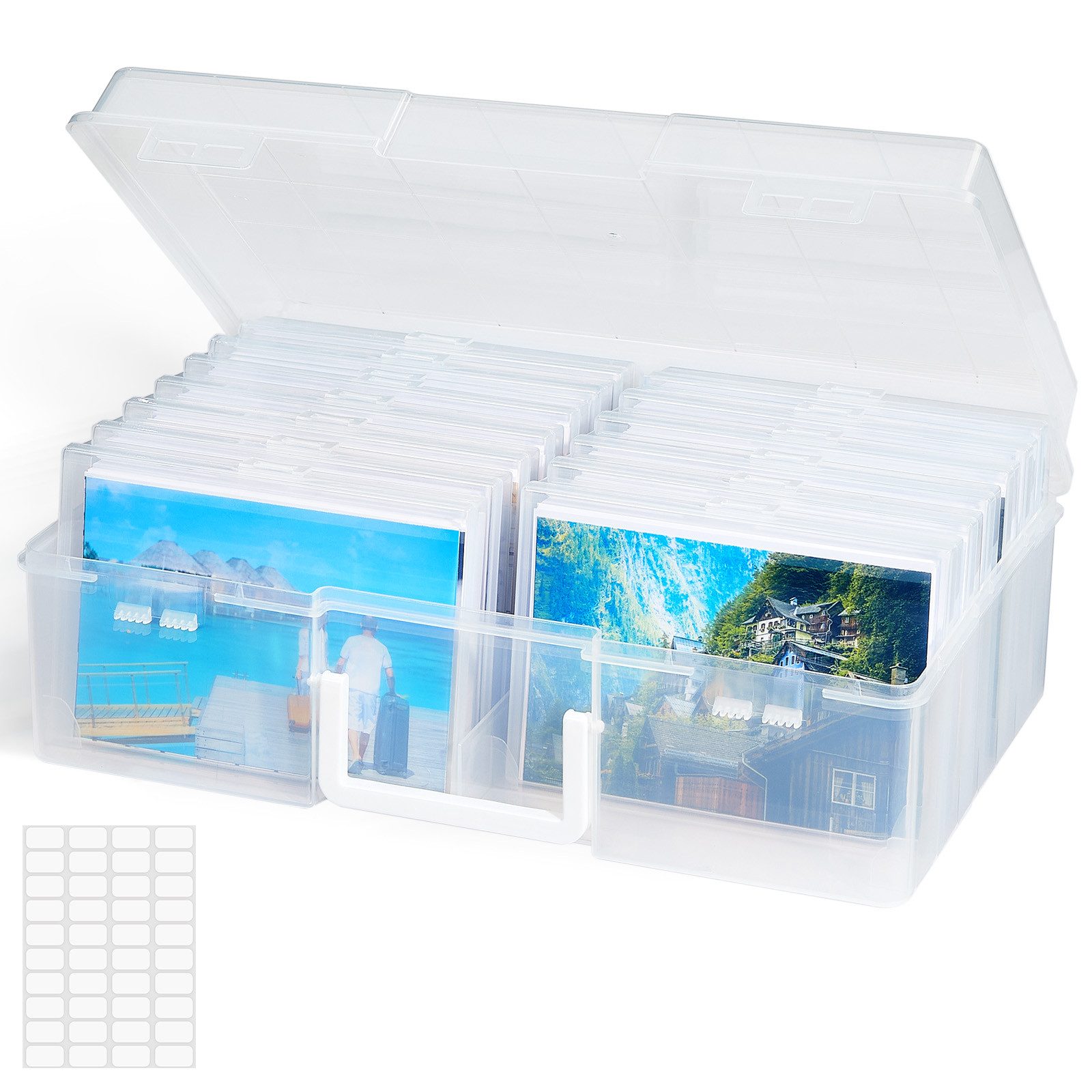 Lifewit Fotobox Foto Aufbewahrungsbox, 10x15cm, Fotobox 14 innere Fotofäche günstig online kaufen