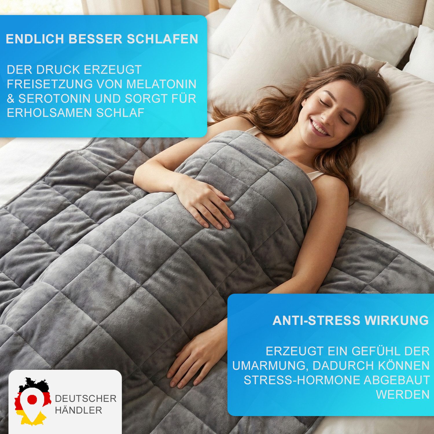 NYVI Gewichtsdecke Gewichtsdecke NYVIGravity 135x200 cm 7kg Therapiedecke f günstig online kaufen