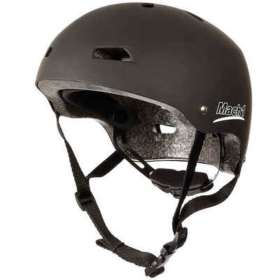Mach1 BMX-Helm »Mach1 Skaterhelm schwarz-matt Grösse - S: 50-55 cm Kopfumfang - Kinder Helm für Skater BMX- Fahrrad, Skateboard, Longboard, Inliner Rollschuhe, Fahrradhelm«