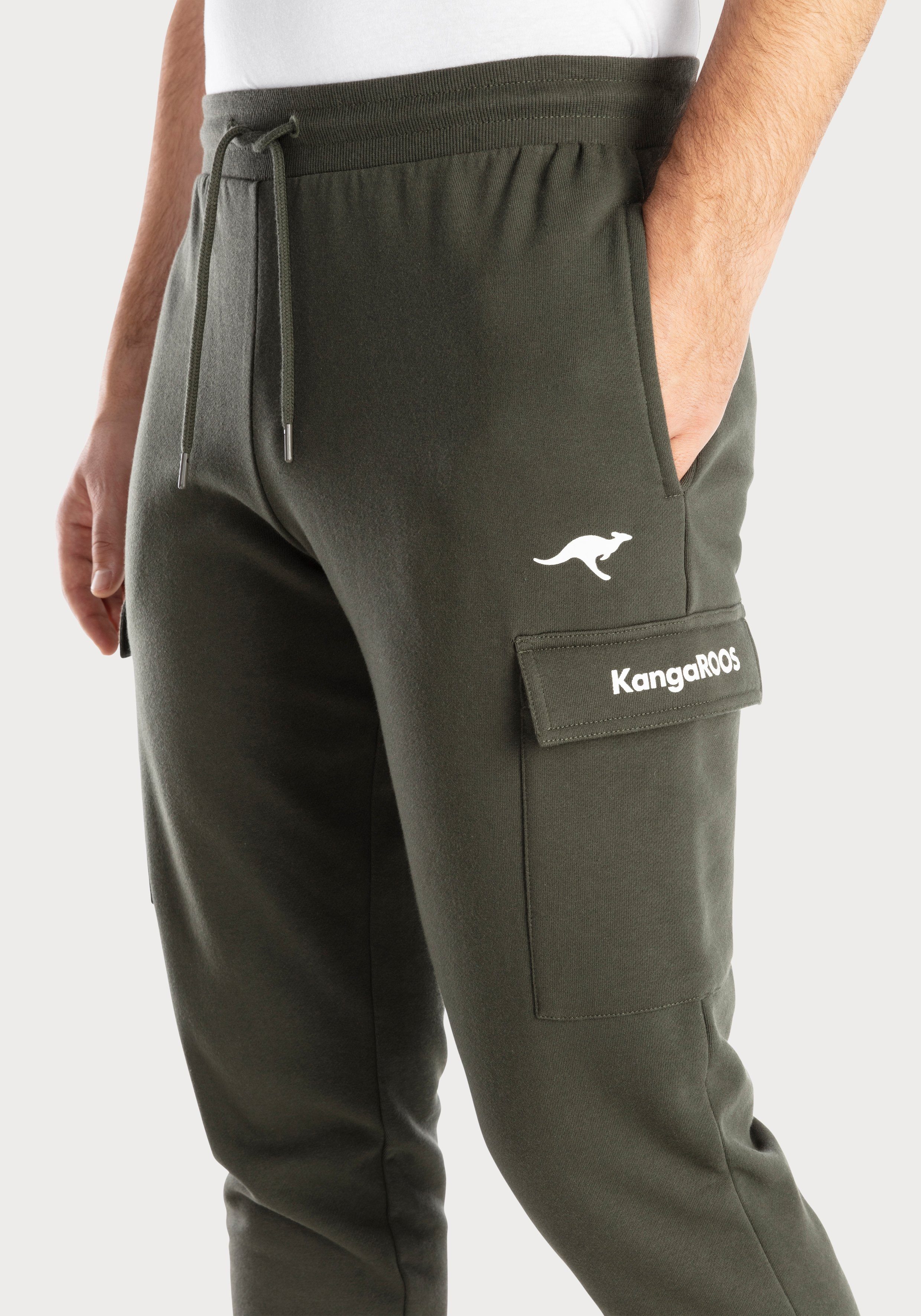 KangaROOS Sweathose Jogginghose mit Kordel, Relaxhose leichte Sweat-Qualtität
