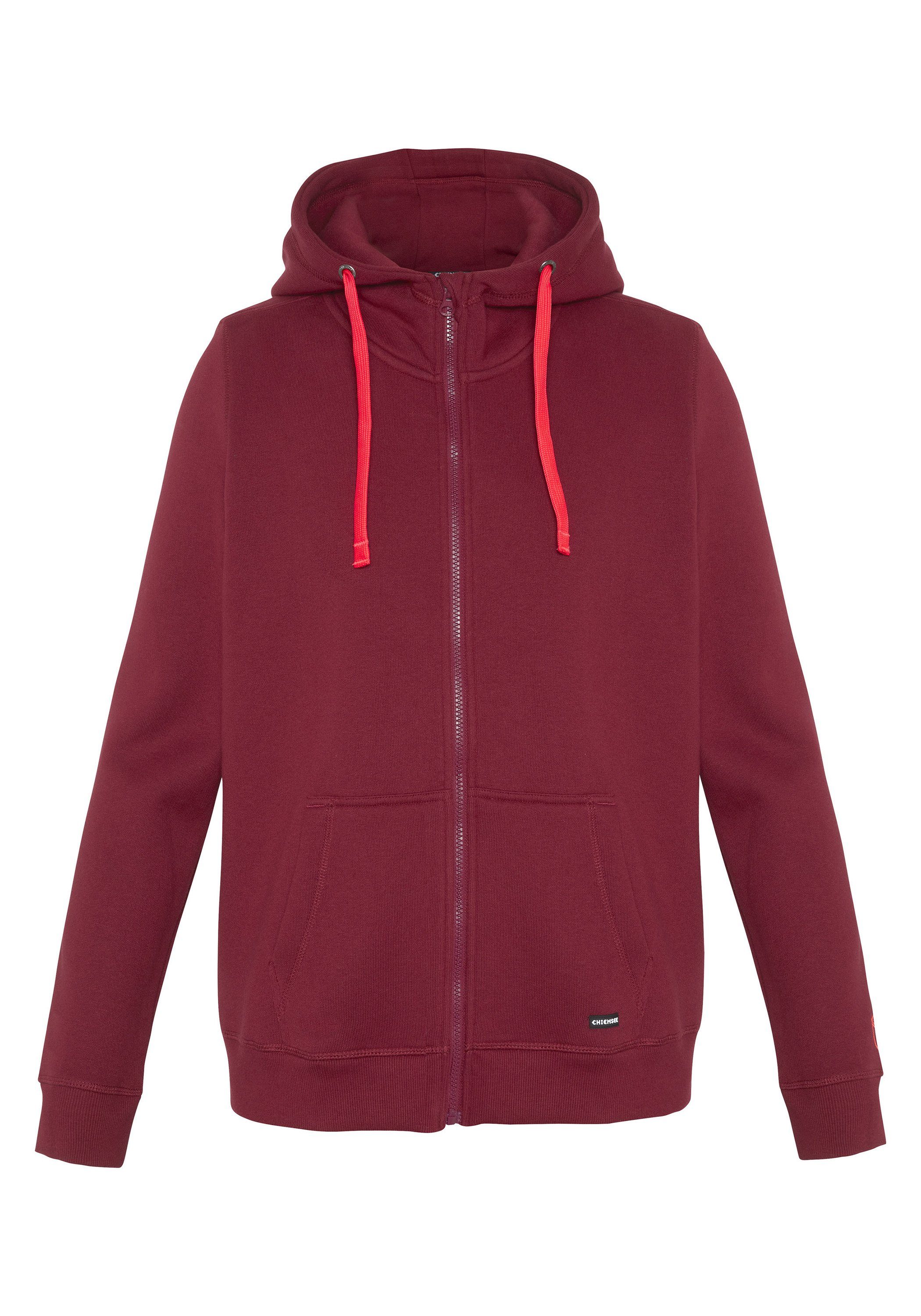 Chiemsee Sweatjacke Kapuzenjacke mit Jumper-Logo 1 19-1934 Tibetan Red