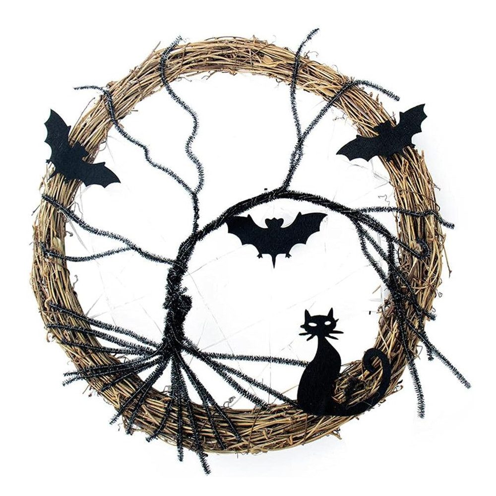 FELIXLEO Dekohänger Halloween-Kränze Haustür, 37,8 cm günstig online kaufen