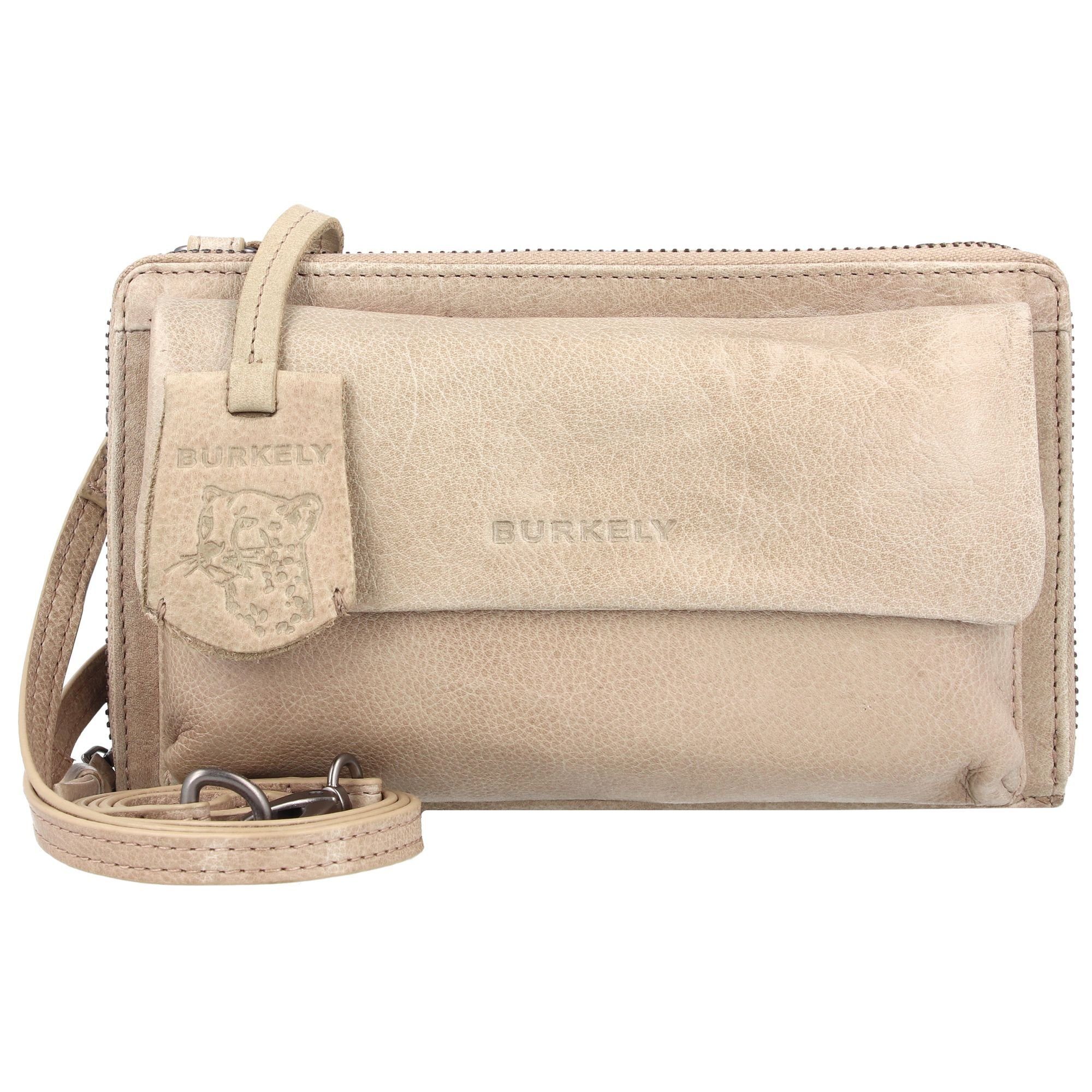 taupe Just Burkely Smartphone-Hülle Leder Jolie, truffle