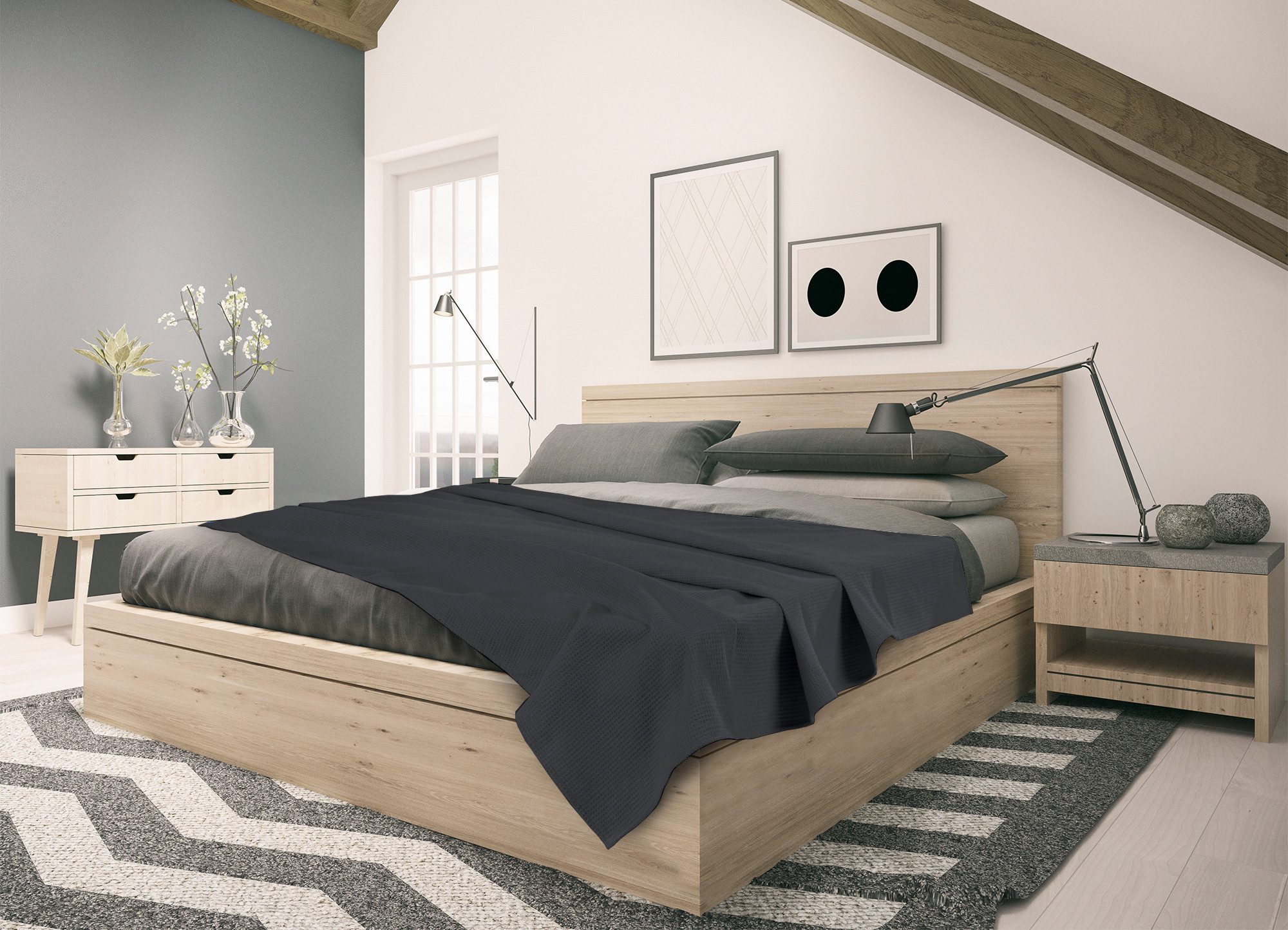 Wohndecke Kuscheldecke, Waffeldecke, Sofadecke, sleepling, Ökotex günstig online kaufen