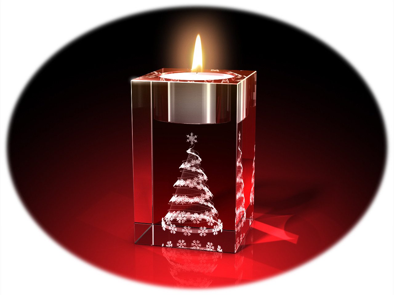 GLASFOTO.COM Teelichthalter Advents-Teelichthalter (einzeln), Weihnachten, günstig online kaufen