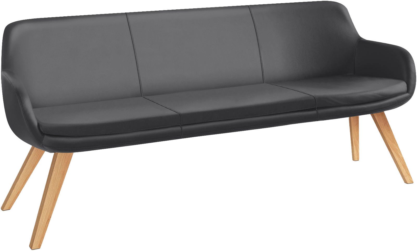 Musterring Essbank Tavia, Stativgestell aus Eiche bianco massiv, Breite 180, 200 oder 220 cm