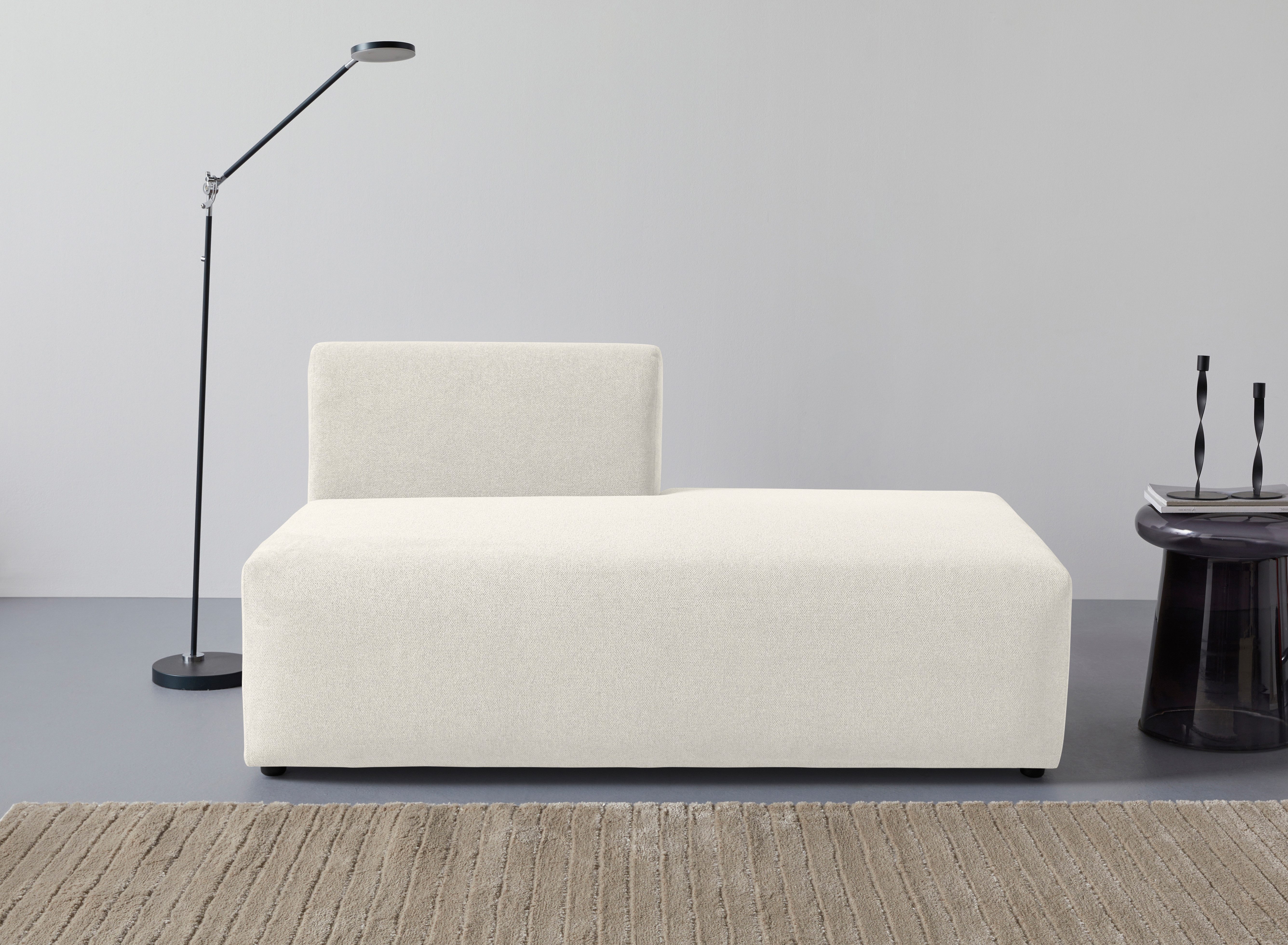 LeGer Home by Lena Gercke Chaiselongue LYZA Open end, Loungemöbel zum Relaxen, Maße B/T/H: 152/96/74 cm, als Modul oder separat verwendbar, für individuelle Zusammenstellung