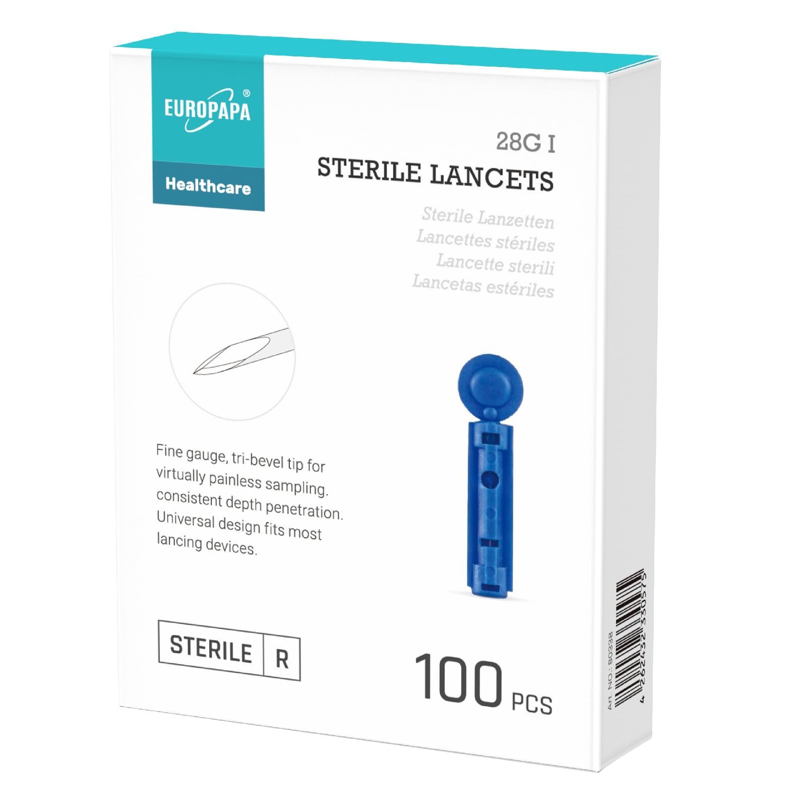Blutzuckermessgerät Lanzetten, Steril Einweglanzette, Blutlanzetten