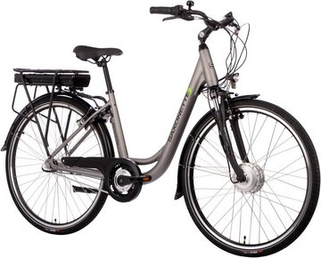 SAXONETTE E-Bike Advanced Plus, 3 Gang Shimano SHIMANO Nexus Schaltwerk, Nabenschaltung, Frontmotor, 375 Wh Akku, (mit Akku-Ladegerät)