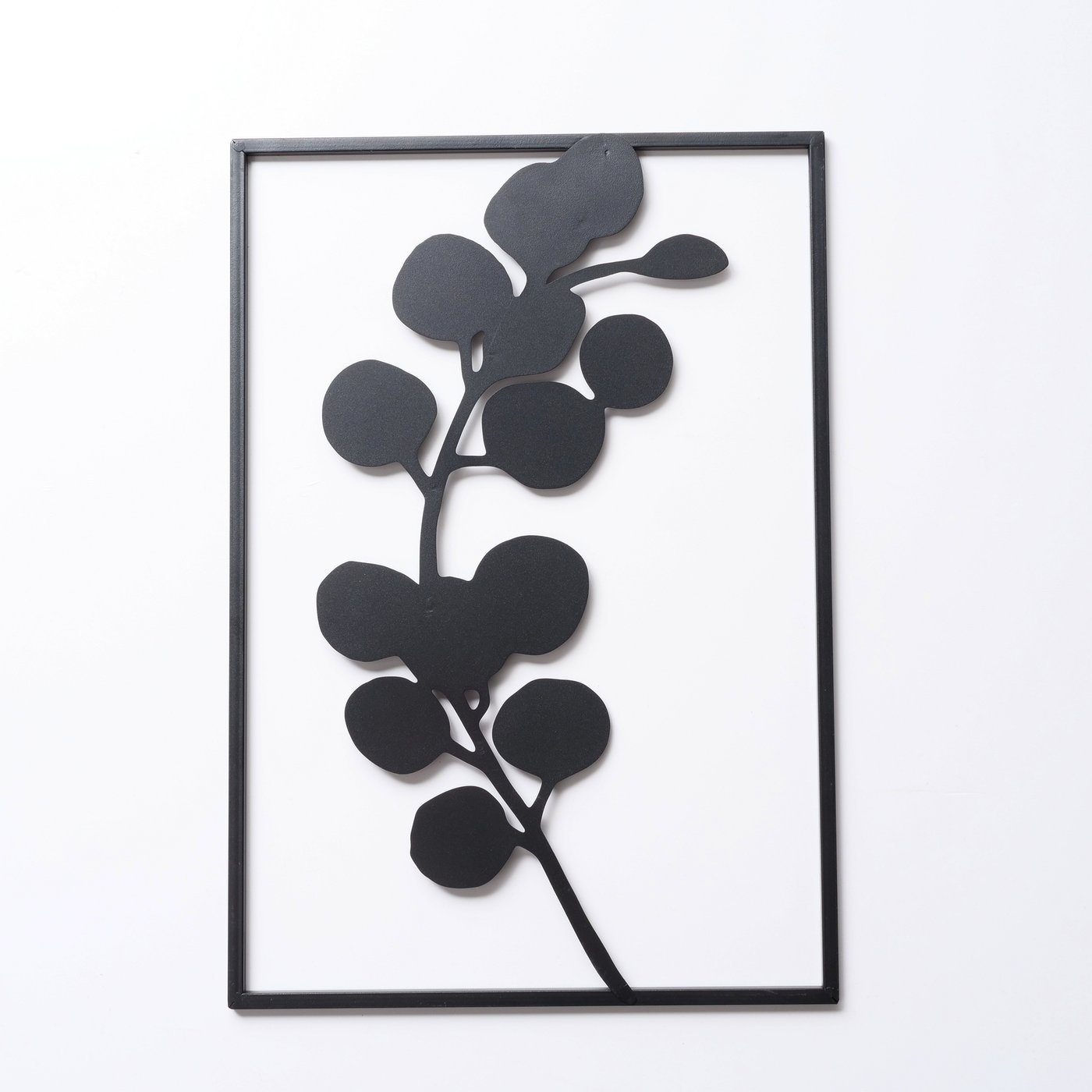 BOLTZE 2er Eisen Wanddekoobjekt (2 St) Wanddeko schwarz, "Calypso" aus Set matt in
