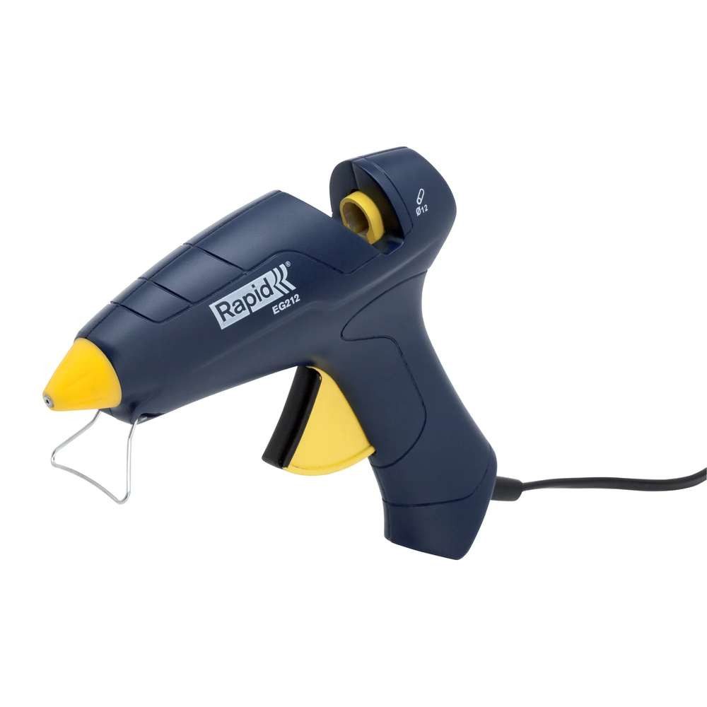 Rapid Heißklebepistole RAPID Heißklebepistole EG212 12mm kabelgebunden, elektrisch, blau