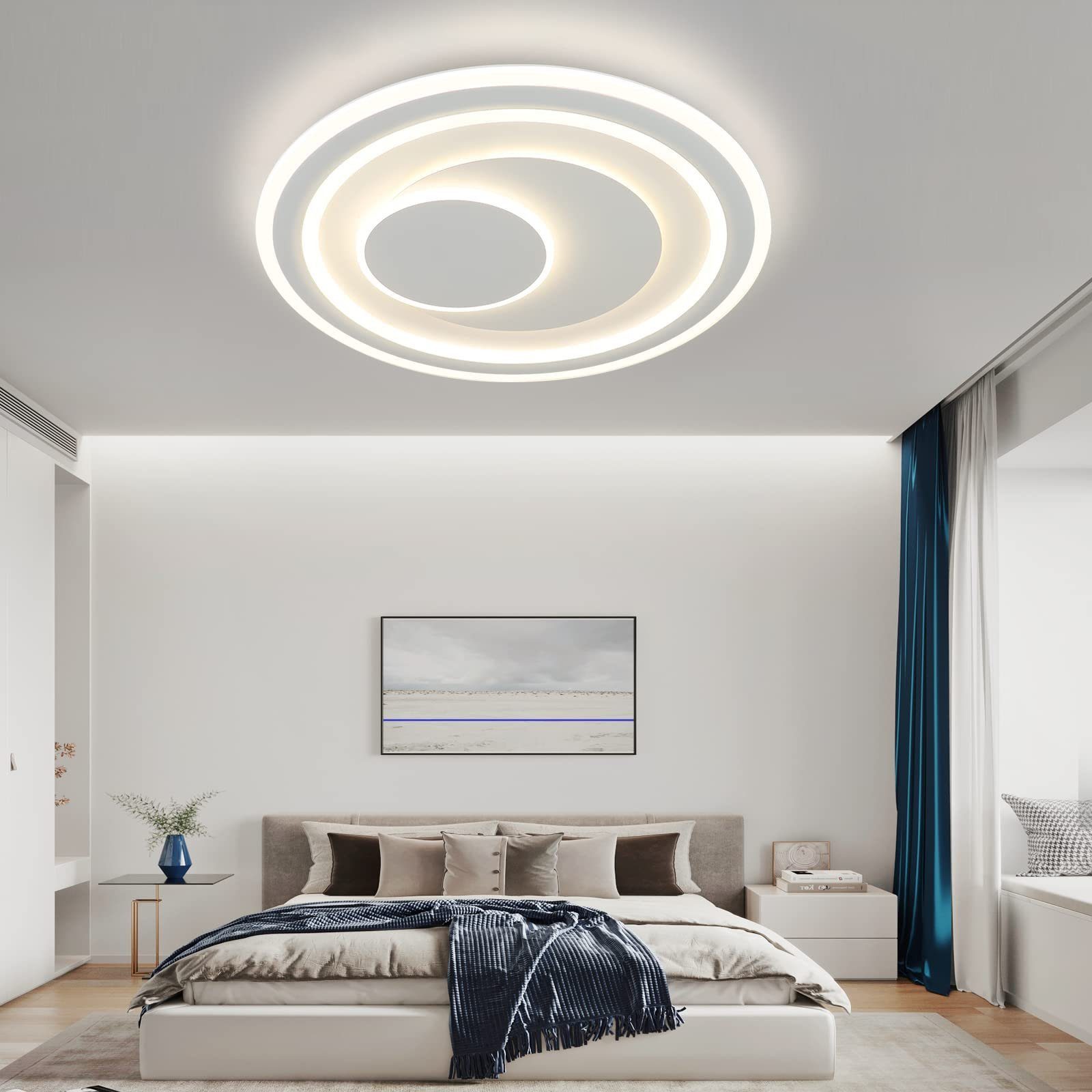 ZMH LED Deckenleuchte Acryl Modern Rund günstig online kaufen