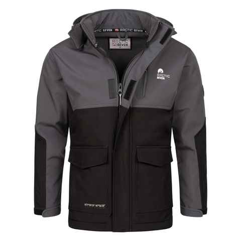 Arctic Seven Softshelljacke ASRenaldoo sportliche Funktionsjacke