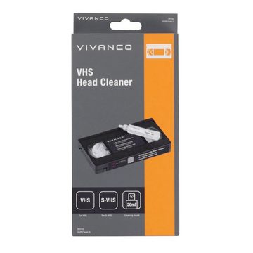 Vivanco Reinigungs-CD, S-VHS und VHS Reinigungskassette für 50 Anwendungen