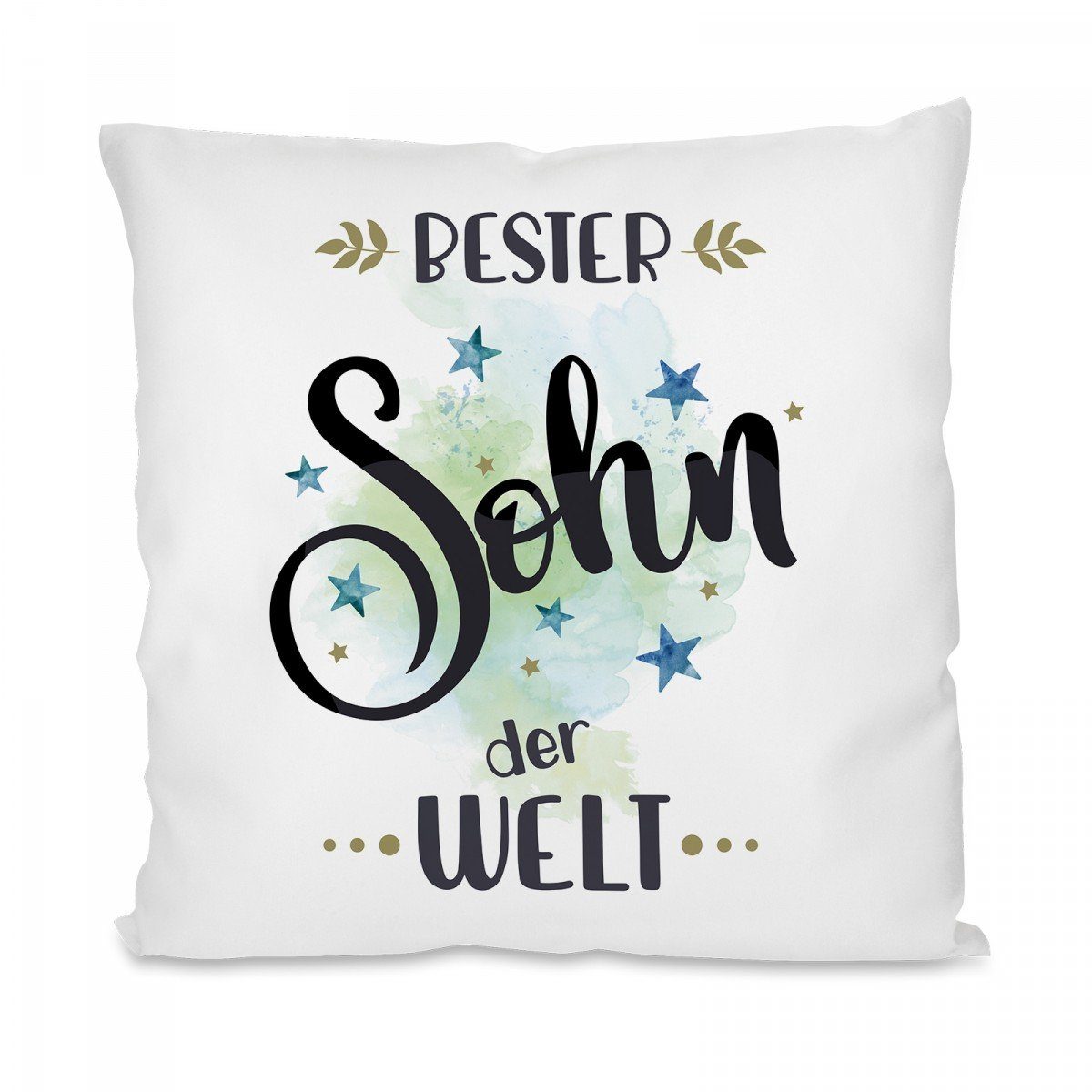 Herzbotschaft Dekokissen Kissen mit einseitigem Motiv Bester Sohn der Welt, günstig online kaufen