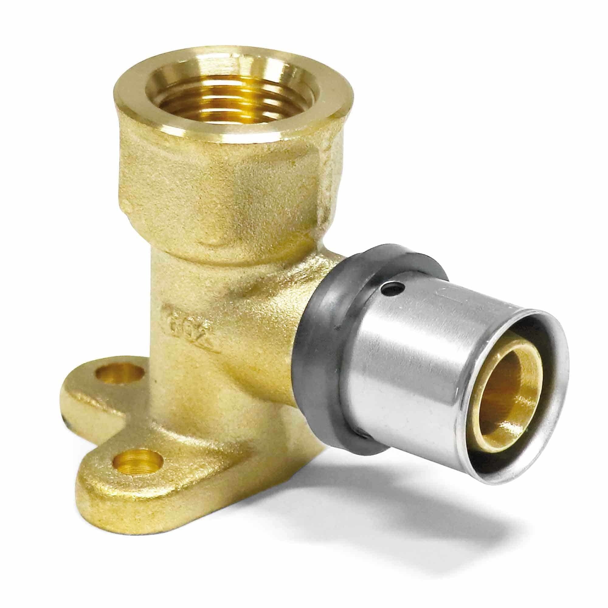 PipeTec Deutschland Pressfitting, Pipetec Press-Wandwinkel f. Mehrschichtverbundrohr