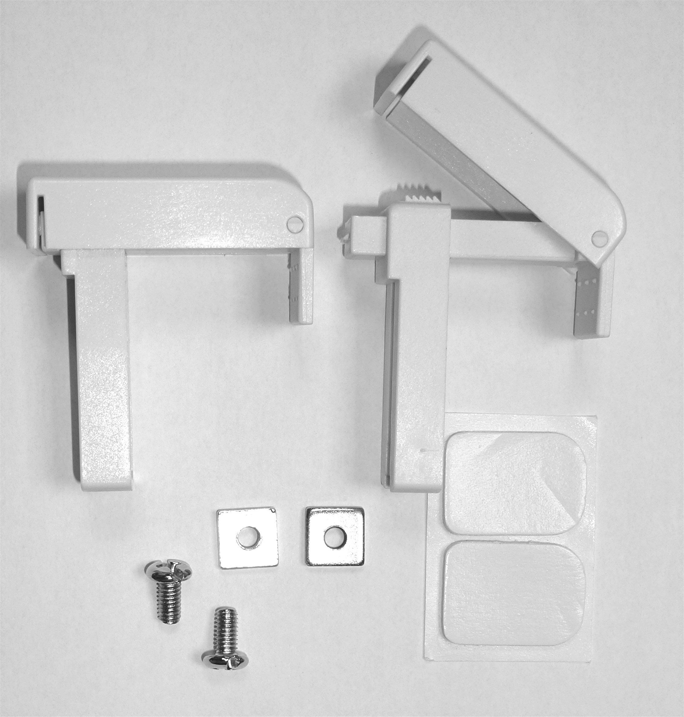 Kutti Klemmträger, Римские жалюзи, (Set, 2-tlg), Klemmfix, für Римские жалюзи, weiß