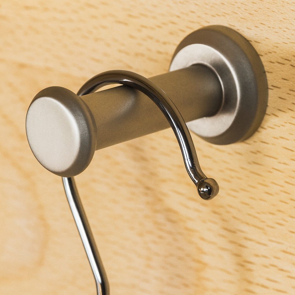 bv-vertrieb Garderobenpaneel Garderobenpaneel Hutablage Kleiderstange Flurgarderobe Kernbuche #3850