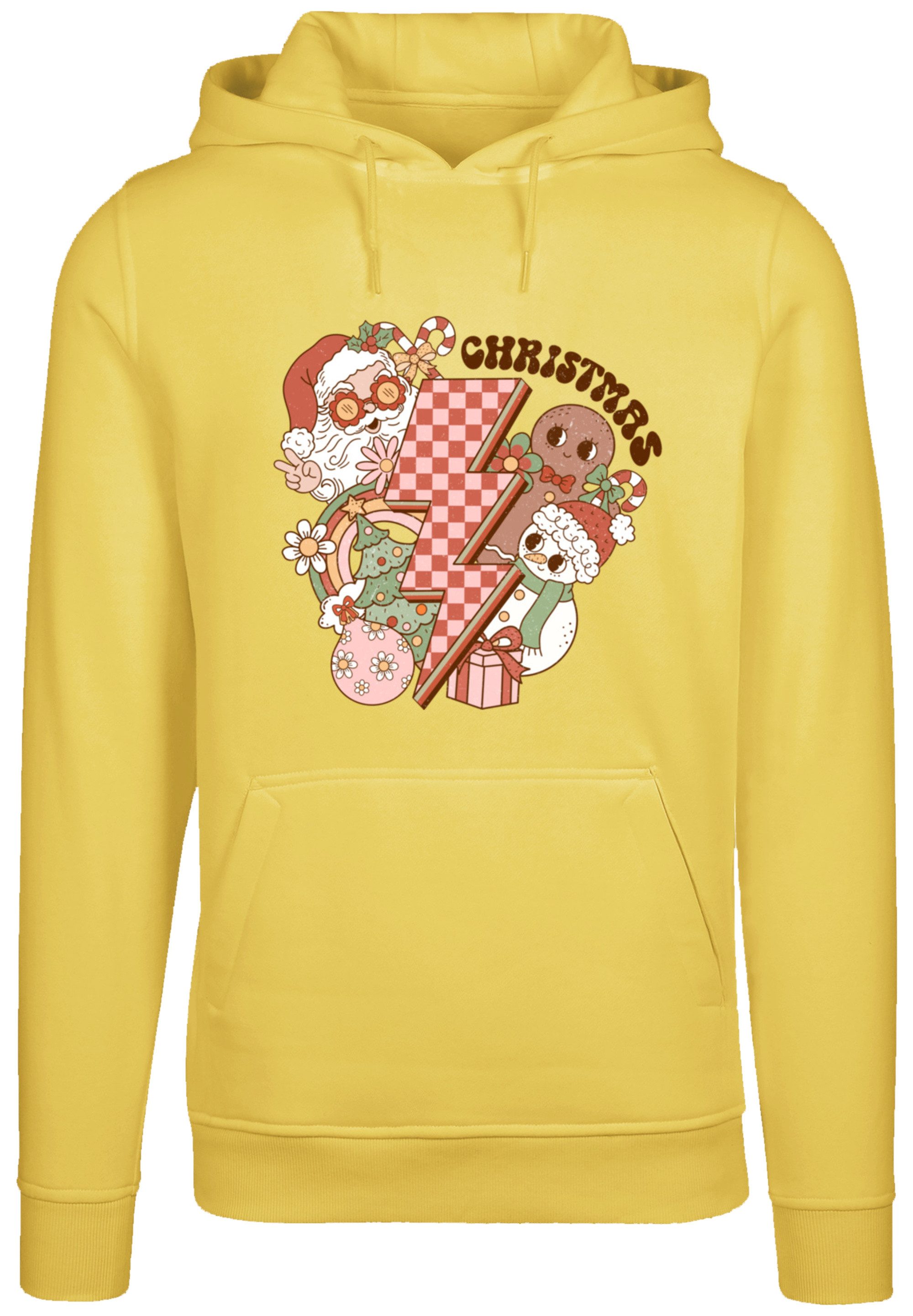 F4NT4STIC Kapuzenpullover "Groovy Christmas Flash Cozy Vibes", Premium Qual günstig online kaufen