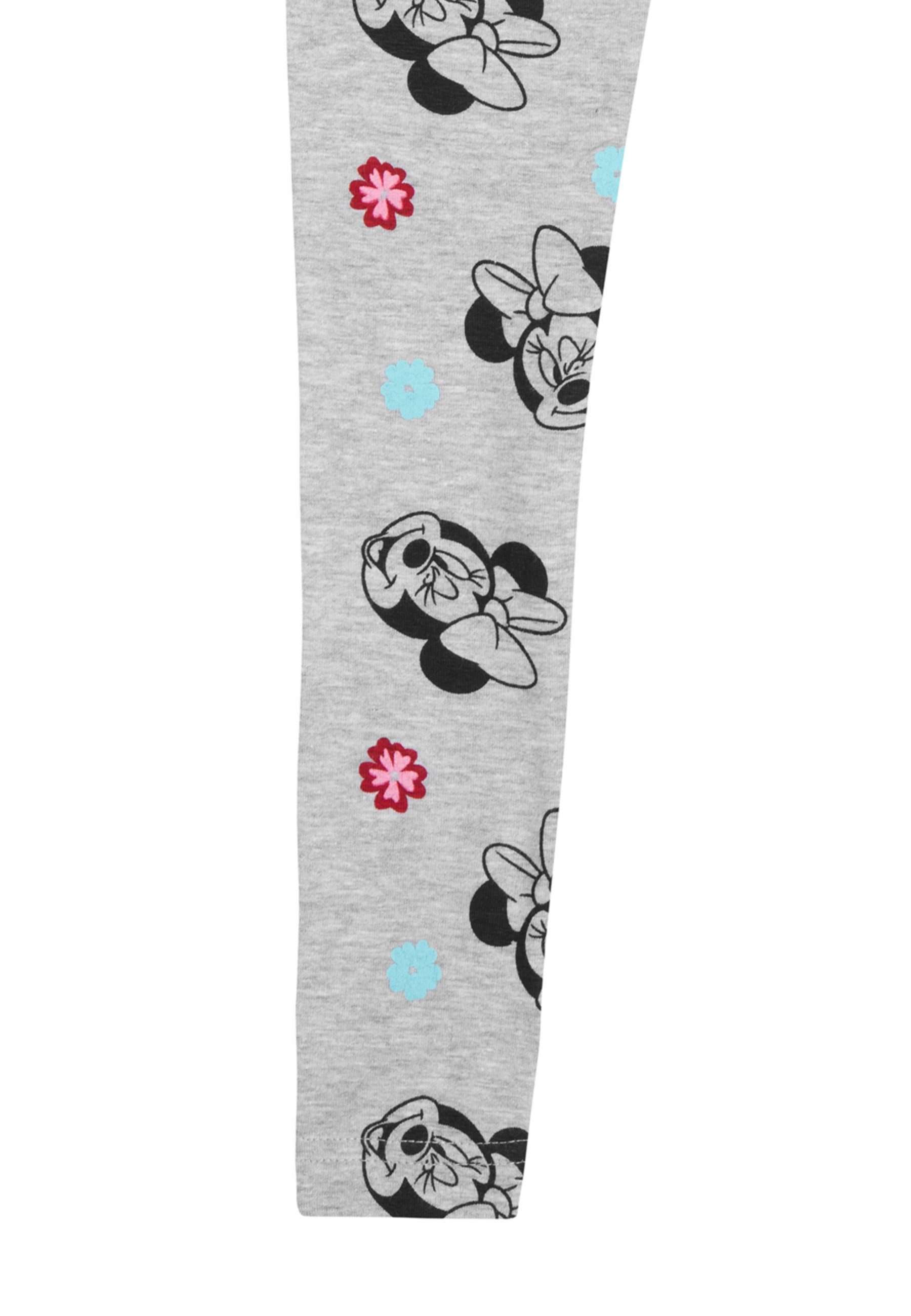 United Labels® Leggings Disney - Minnie Mouse und Blüten allover