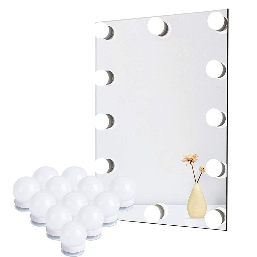 GelldG LED Spiegelleuchte für Dimmbare Spiegellampe LED kosmetische Badezimmer