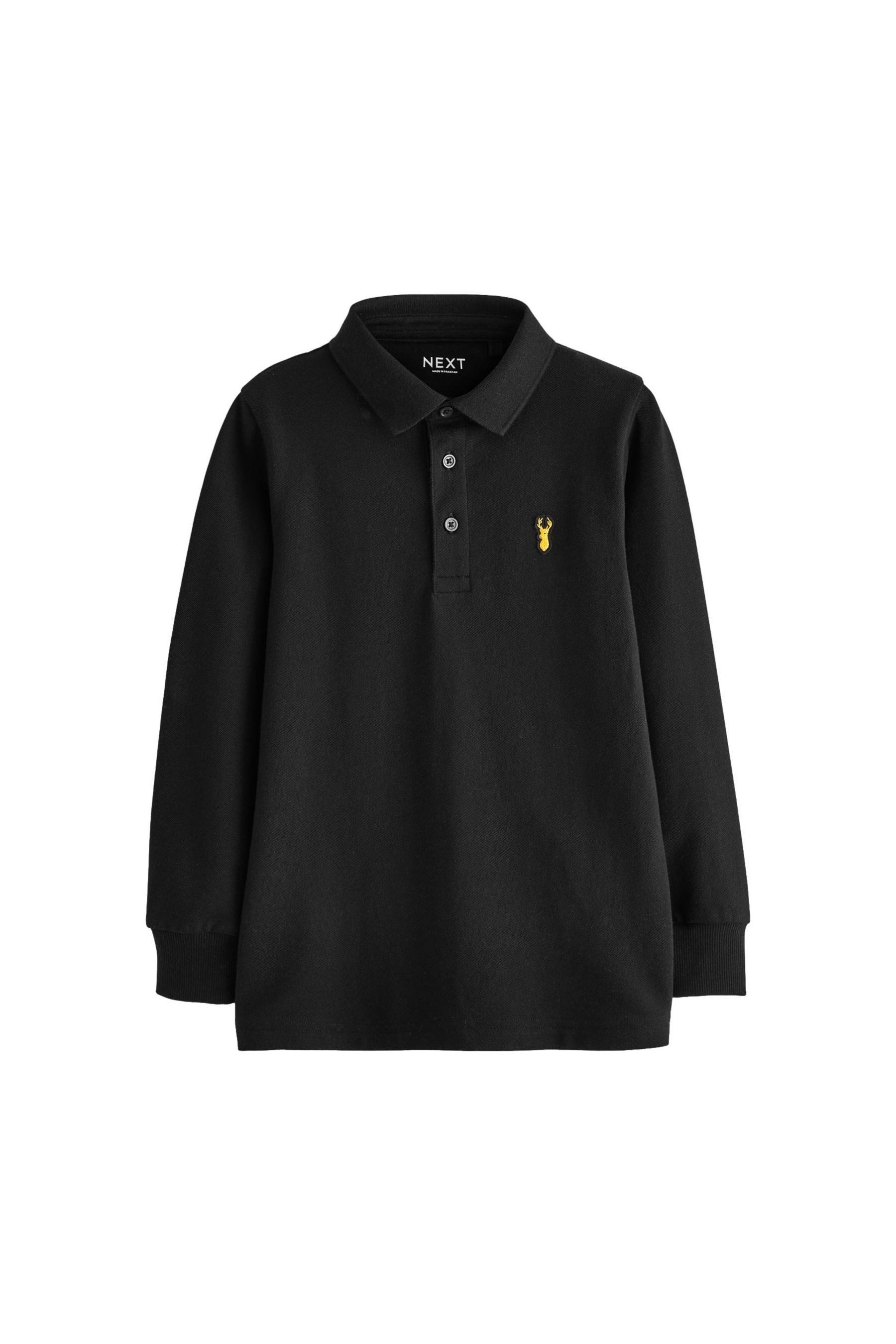 Next Langarm-Poloshirt Langärmeliges Polo-Shirt (1-tlg)