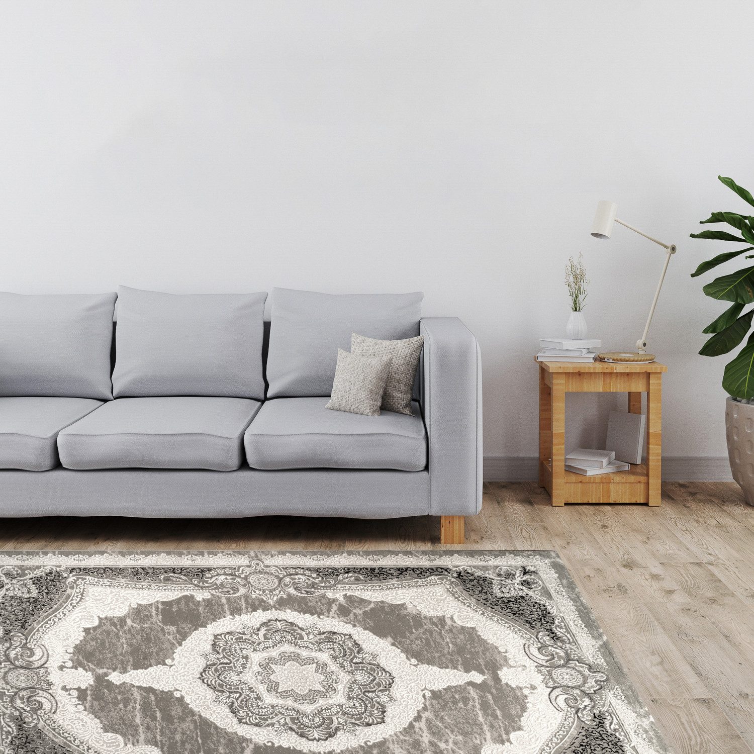 Carpetilla Teppich Teppich Modern Klassisch Creme günstig online kaufen