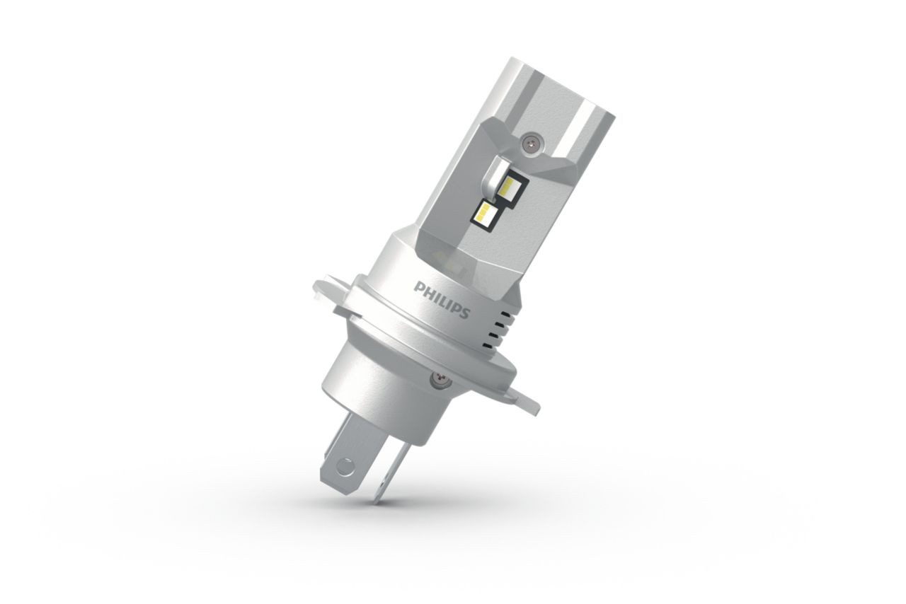 Philips KFZ-Ersatzleuchte LED H4 12V/24 18W Ultinon Pro6000 Boost Gen3, H4, Kaltweiß, +450% mit Straßenzul. 2St.
