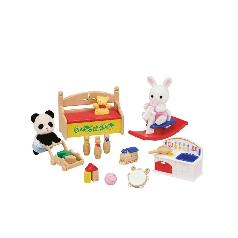 EPOCH Traumwiesen Actionfigur Sylvanian Families 5709 Baby Kindergarten Spielzeug mit Figuren