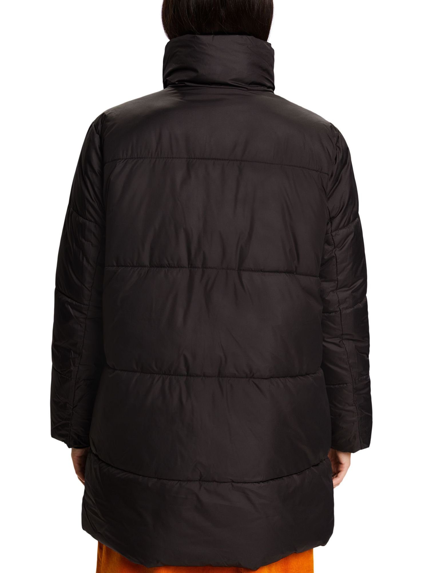 Esprit Winterjacke Lange Pufferjacke BLACK