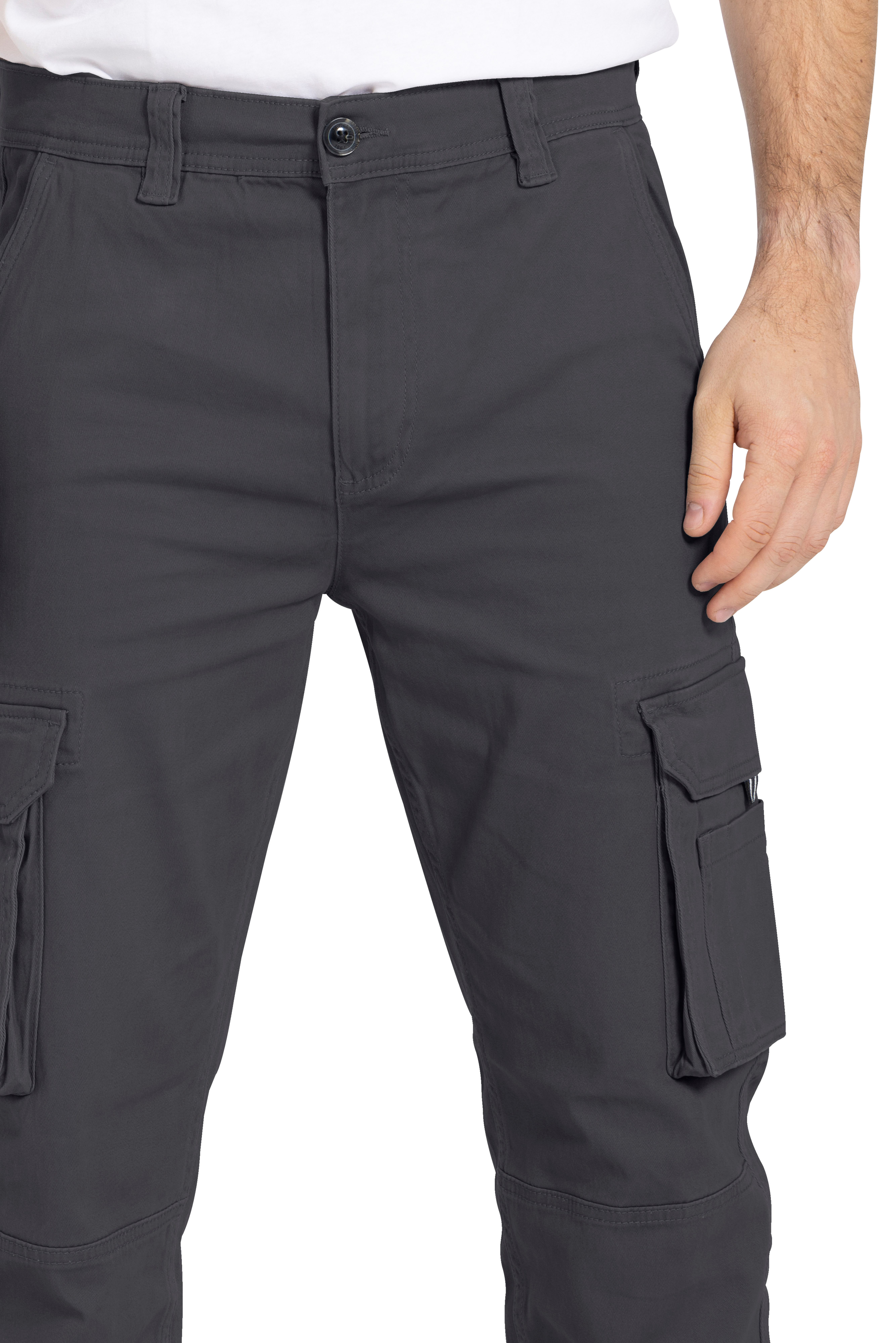 BlauerHafen Cargohose Herren Cargo Hose Arbeitshose Schwerlast Tactical mit 12 Taschen Chino – Bild 5 von 5