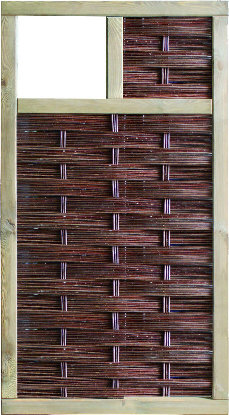 Tetzner & Jentzsch Sichtschutzelement LABOE, (Spar-Set), hochwertiges 3D‑Weidengeflecht in verschiedenen Längen